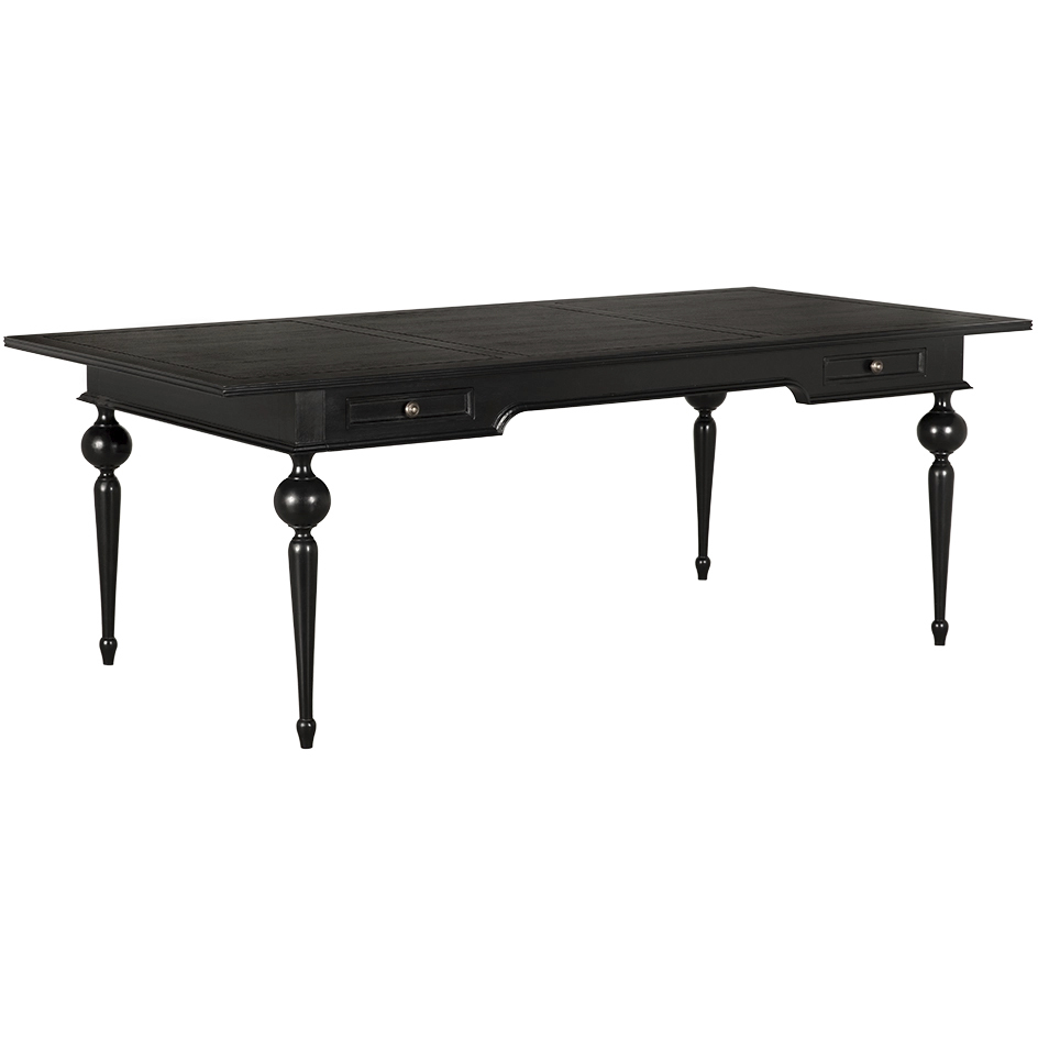 Kingsley 84 X 40 inch Hand Rubbed Black Partner Desk