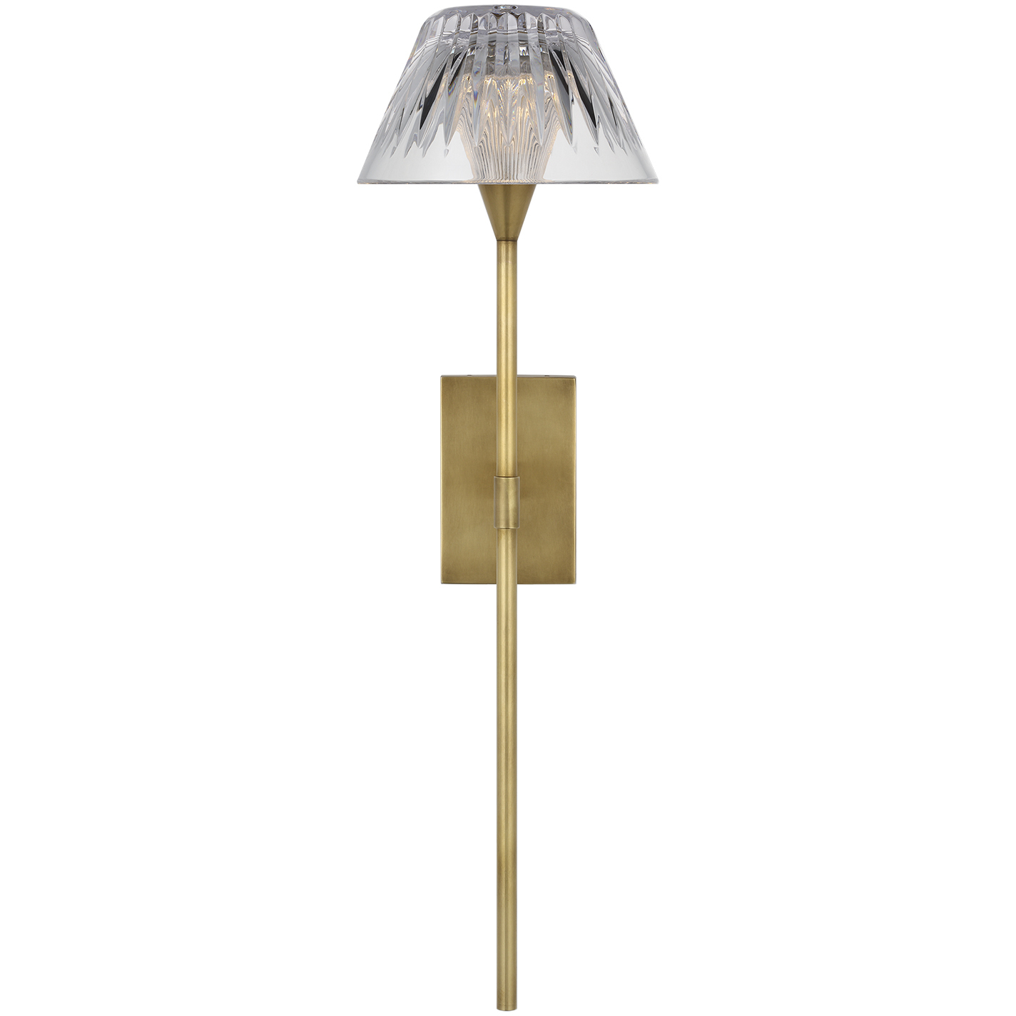 Waterford Blaze LED 5.75 inch Natural Brass Tail Sconce Wall Light