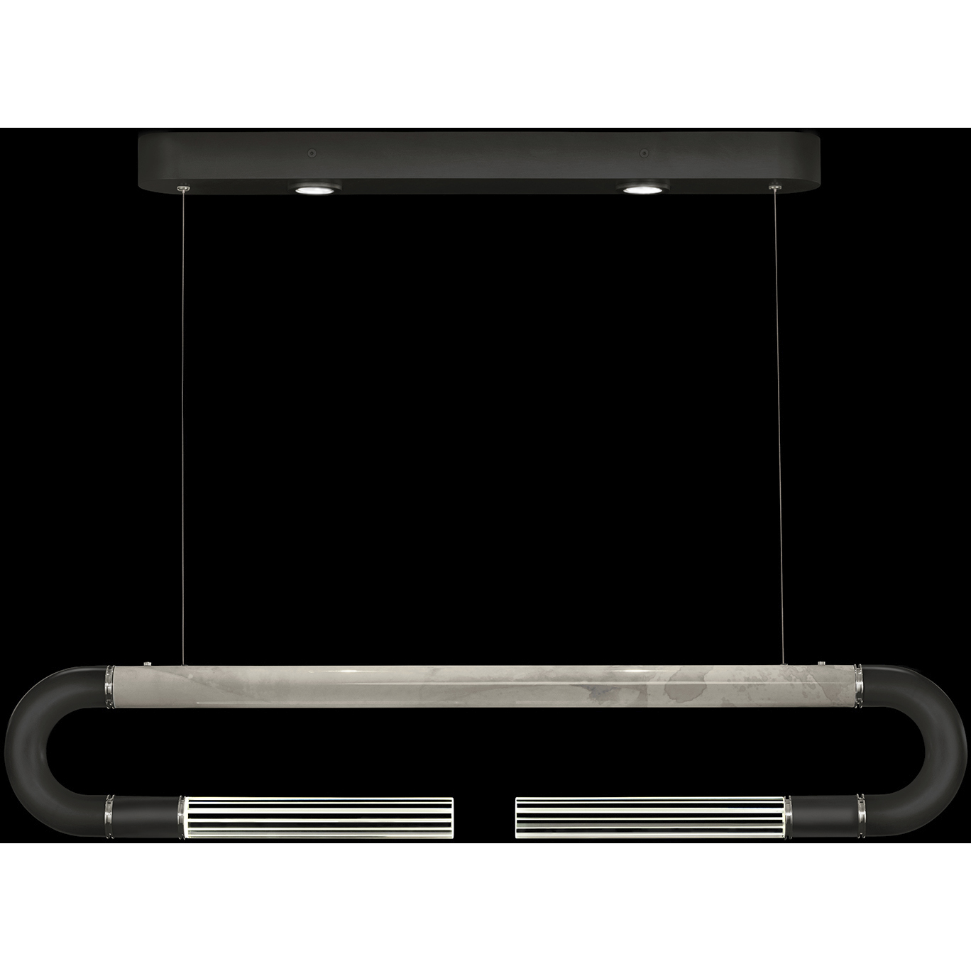 Antonia LED 52 inch Black Pendant Ceiling Light