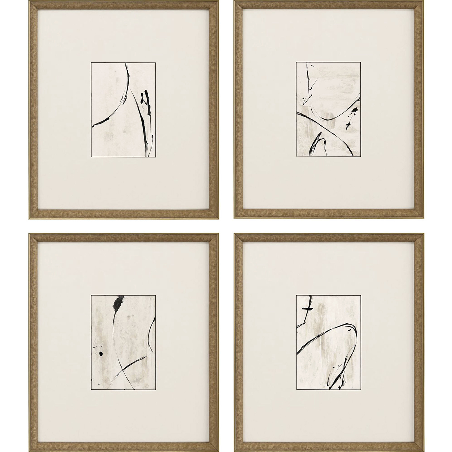 Jete Black and Neutral Framed Art, The Studio