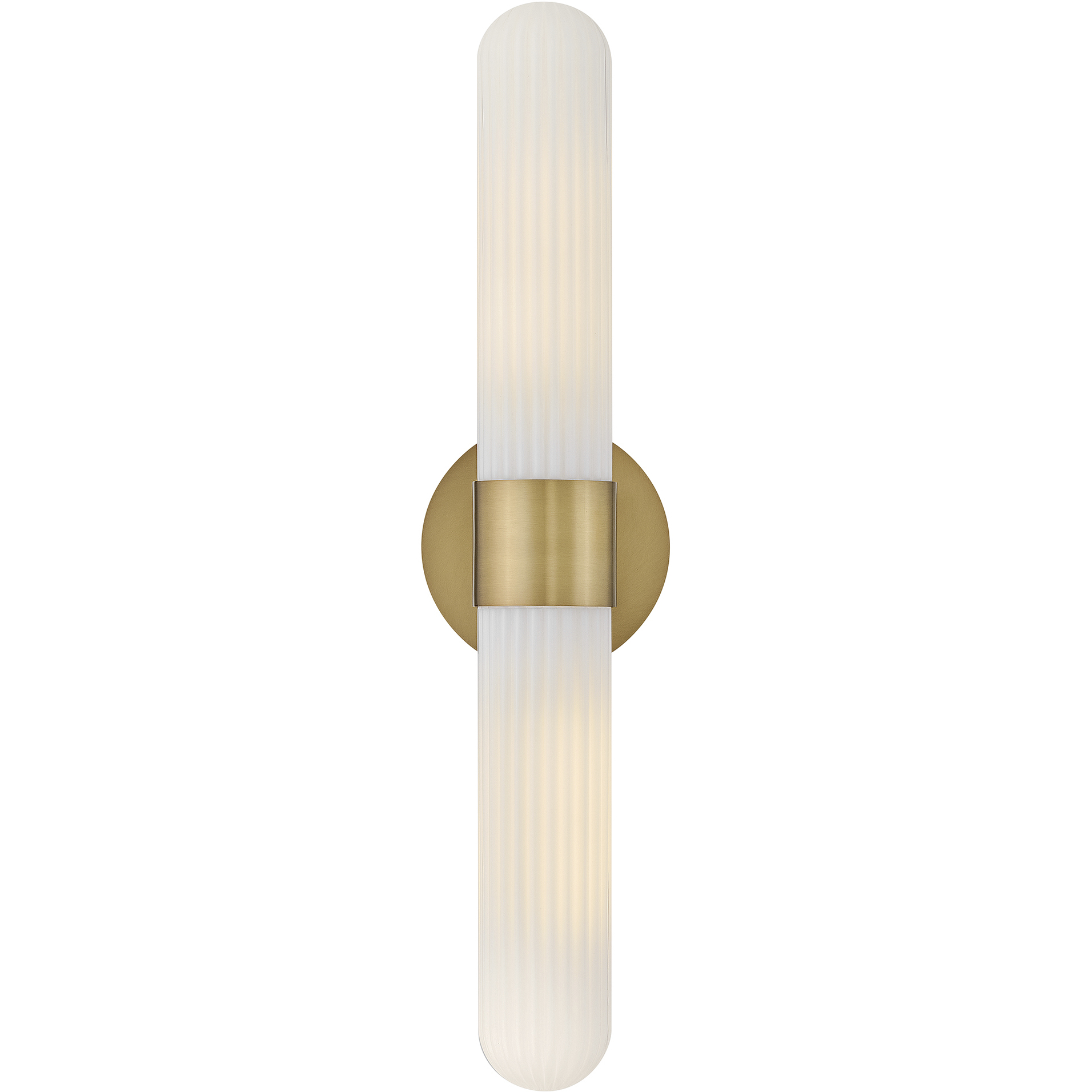 Nina Wall Mount Bath Wall Light in Lacquered Brass