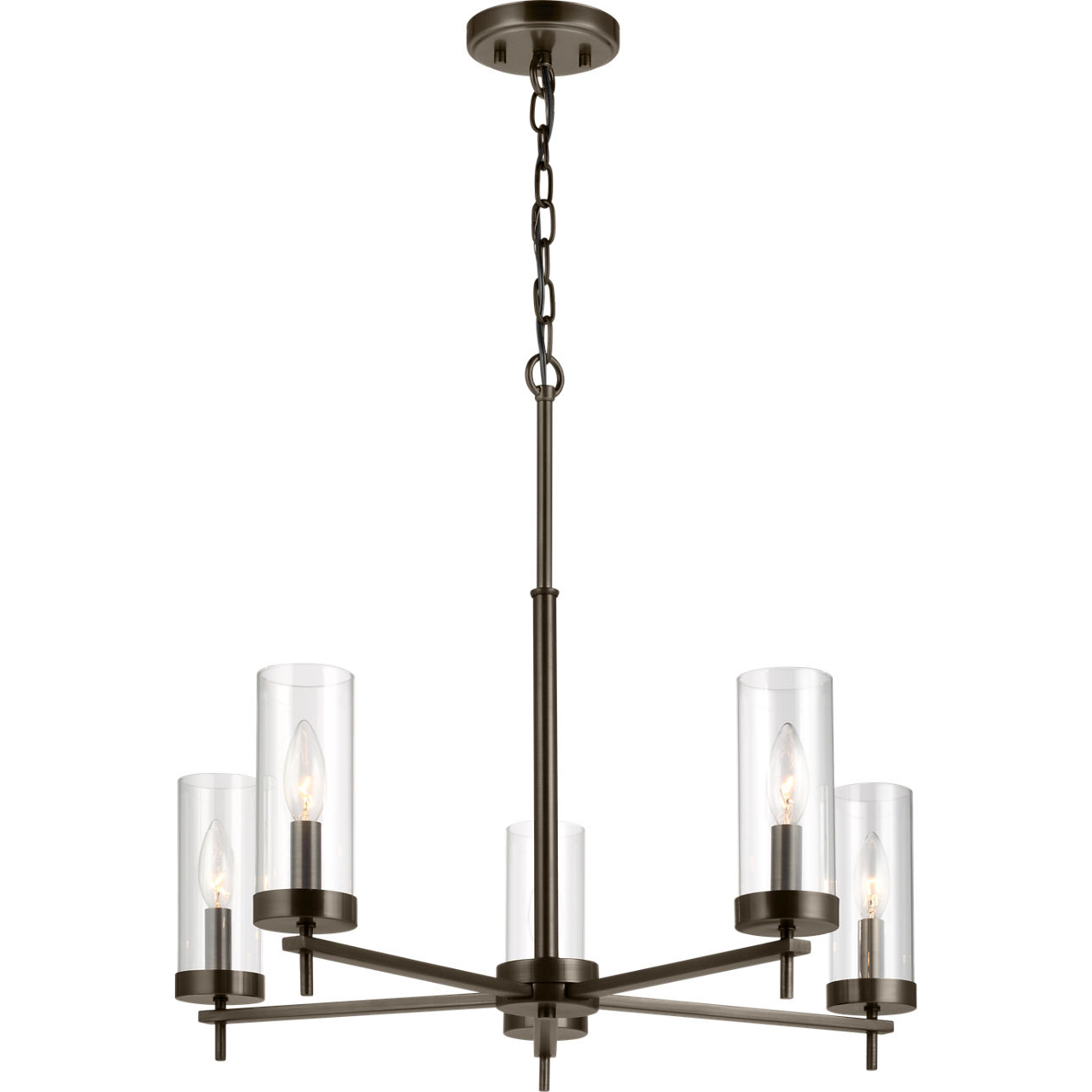 Sean Lavin Zire 5 Light 26 inch Brushed Oil Rubbed Bronze Chandelier Ceiling Light