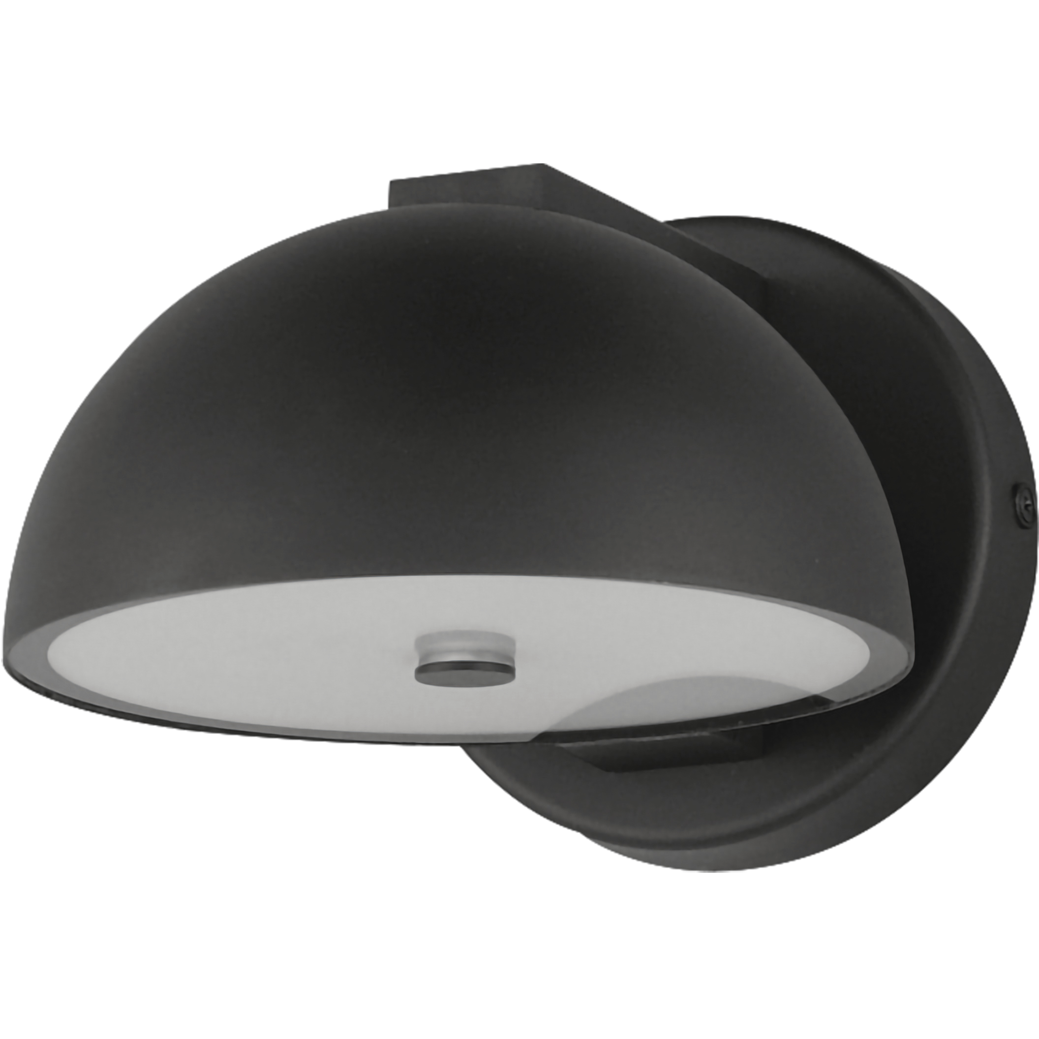 Cauldron LED 7 inch Black Outdoor Wall Mount