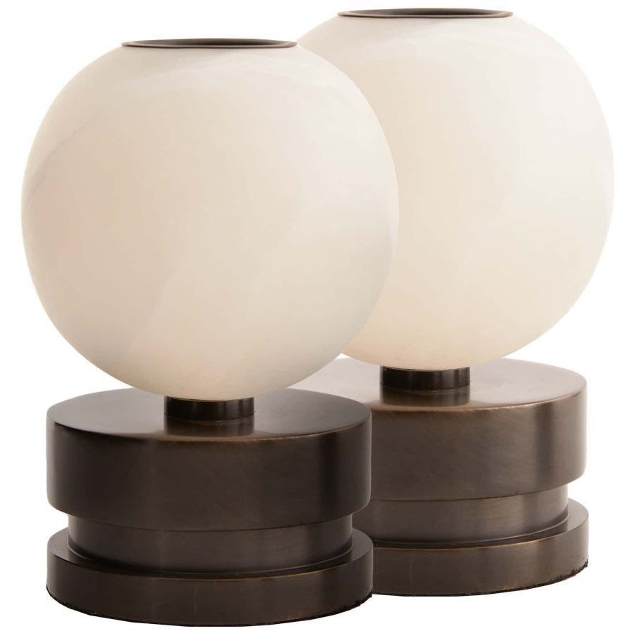 Pluto 6 X 4 inch Candleholders, Set of 2