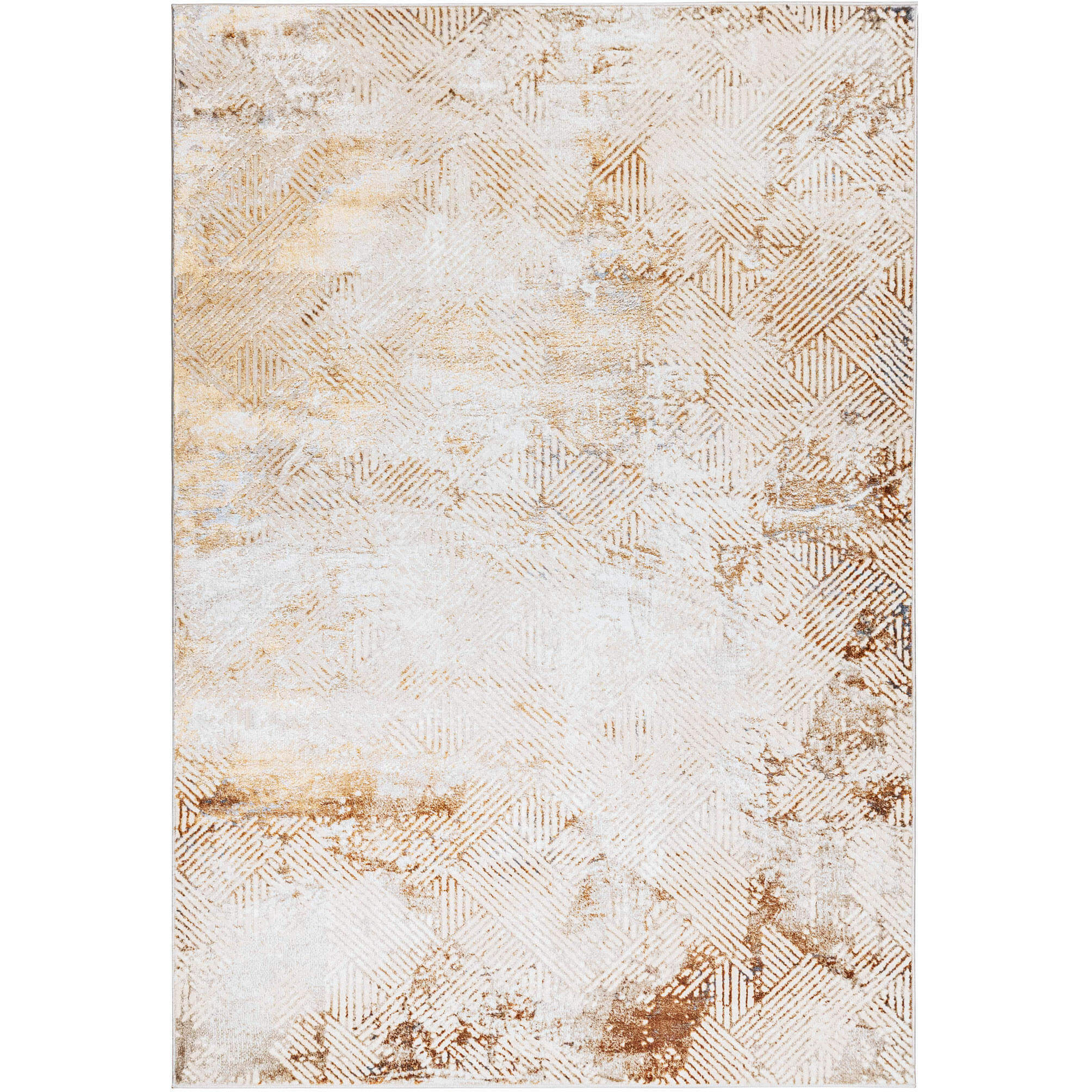 Melet 130 X 94 inch Gold Rug in 8 x 11