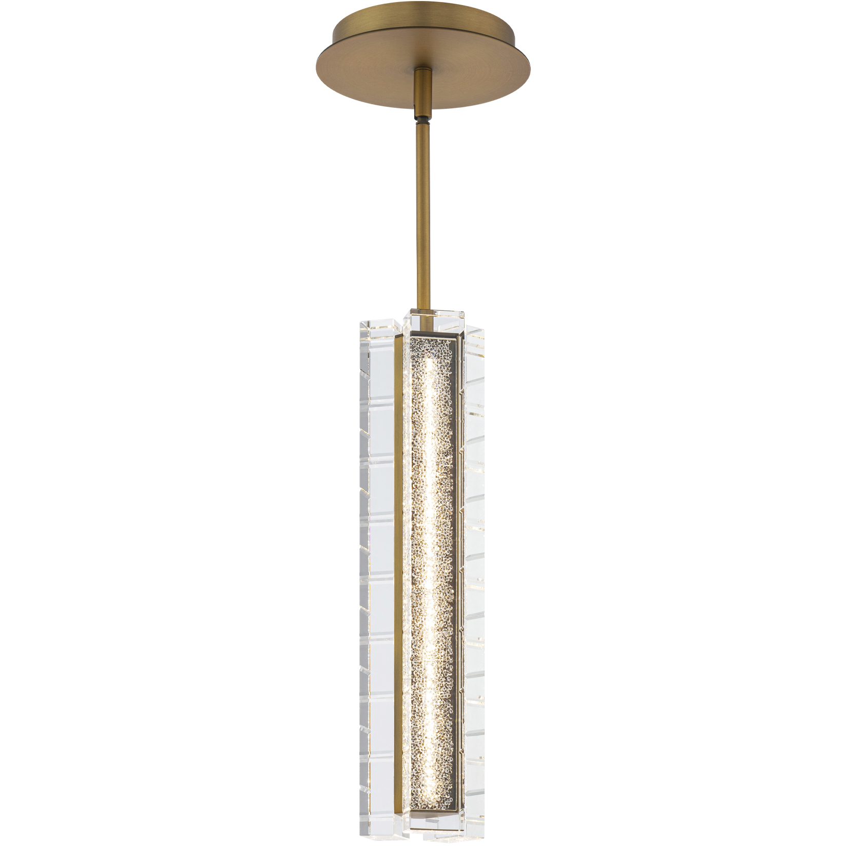 Beyond Abode LED 3.5 inch Aged Brass Mini Pendant Ceiling Light