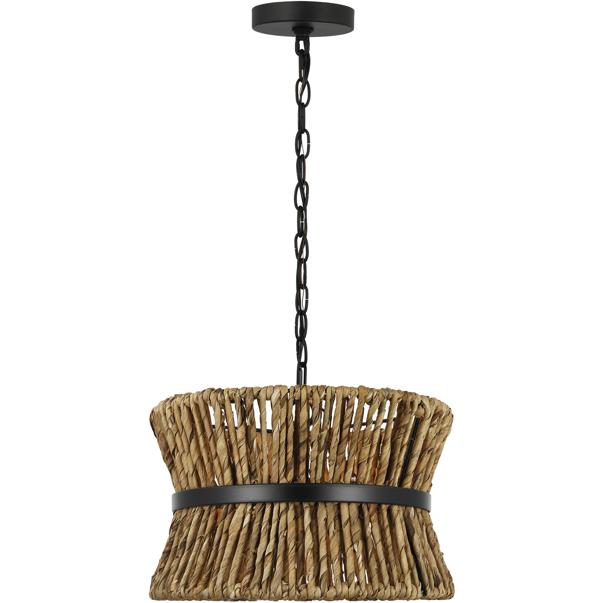 Drew & Jonathan Thurlo 2 Light 14.25 inch Midnight Black Hanging Shade Ceiling Light, Small