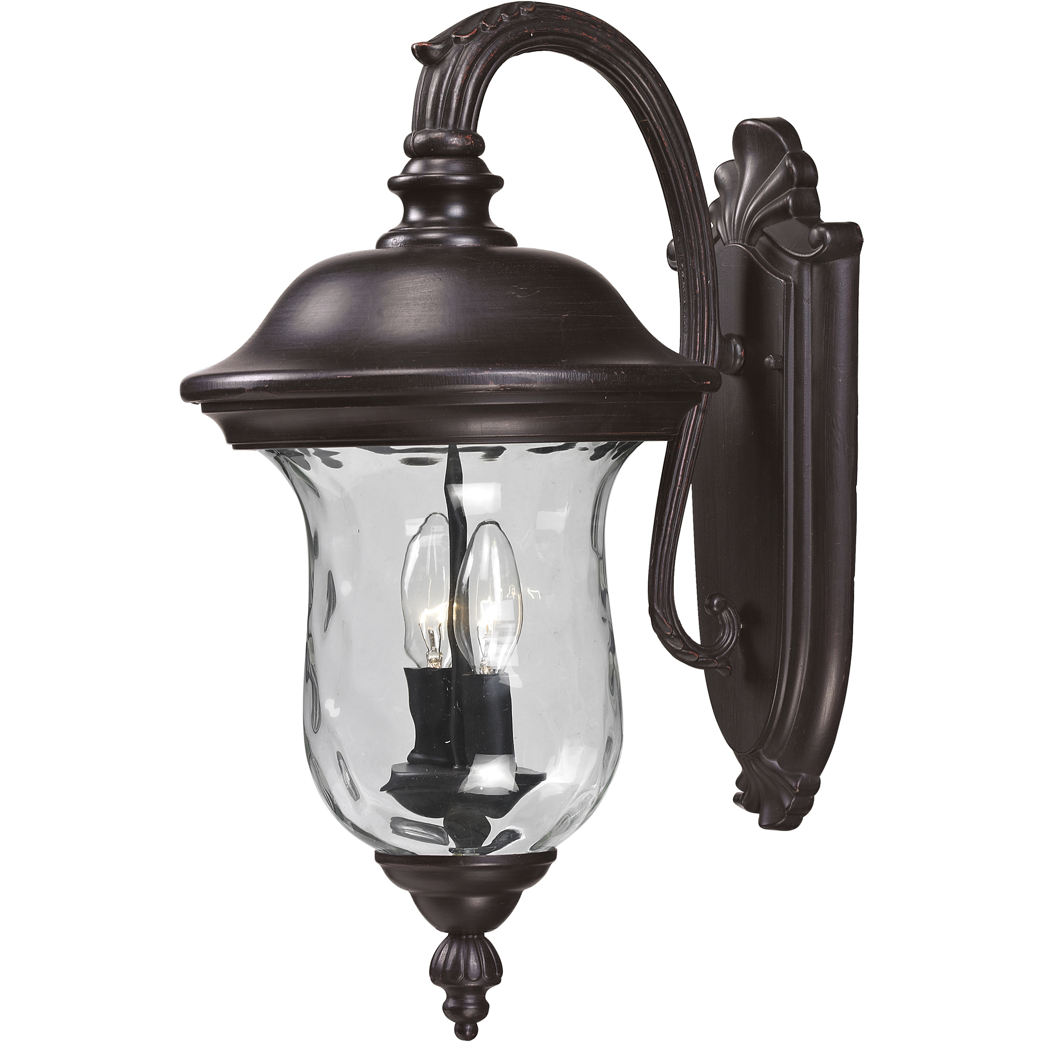 Armstrong 2 Light 19.5 inch Bronze Outdoor Wall Light