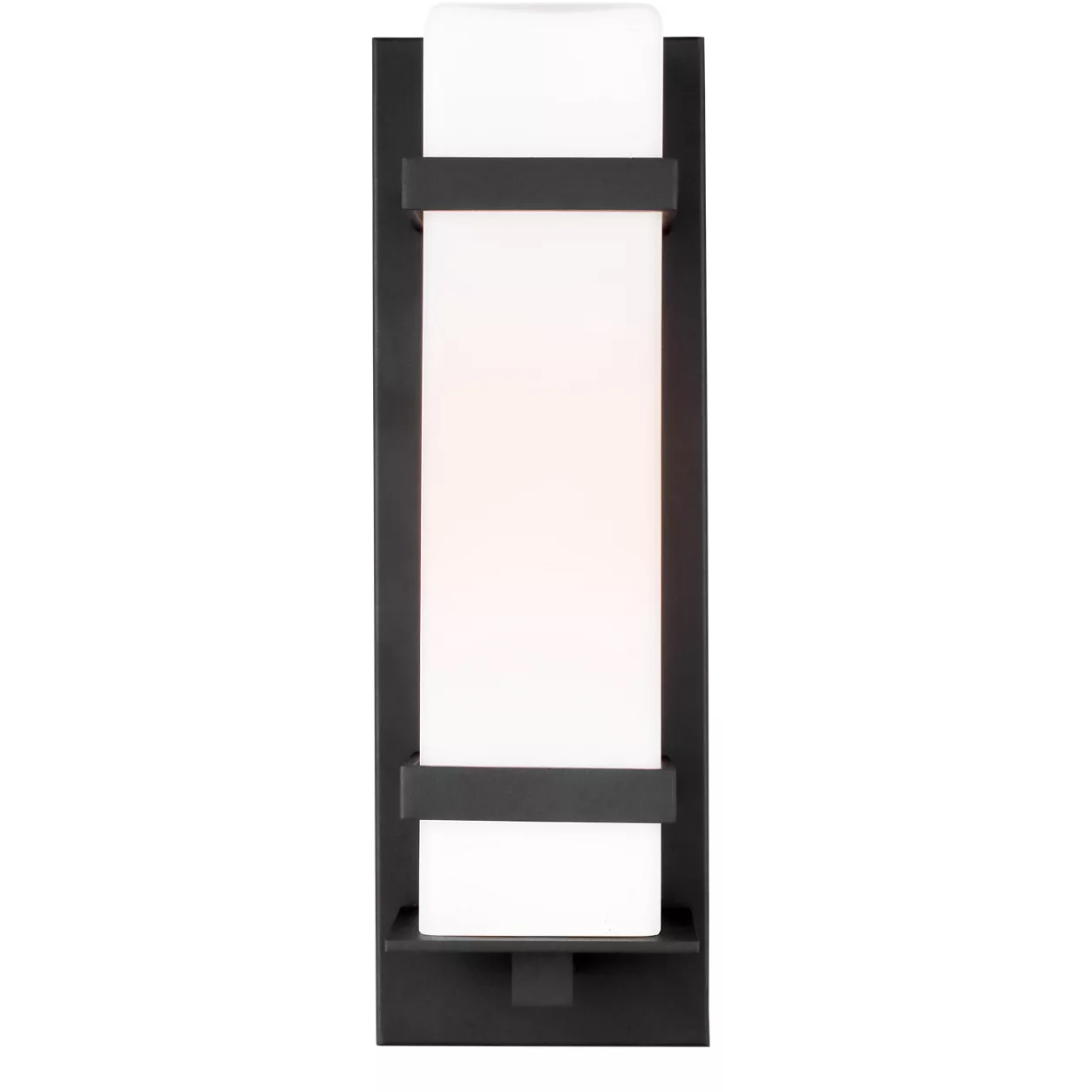 Alban 1 Light 18 inch Black Outdoor Wall Lantern, Medium