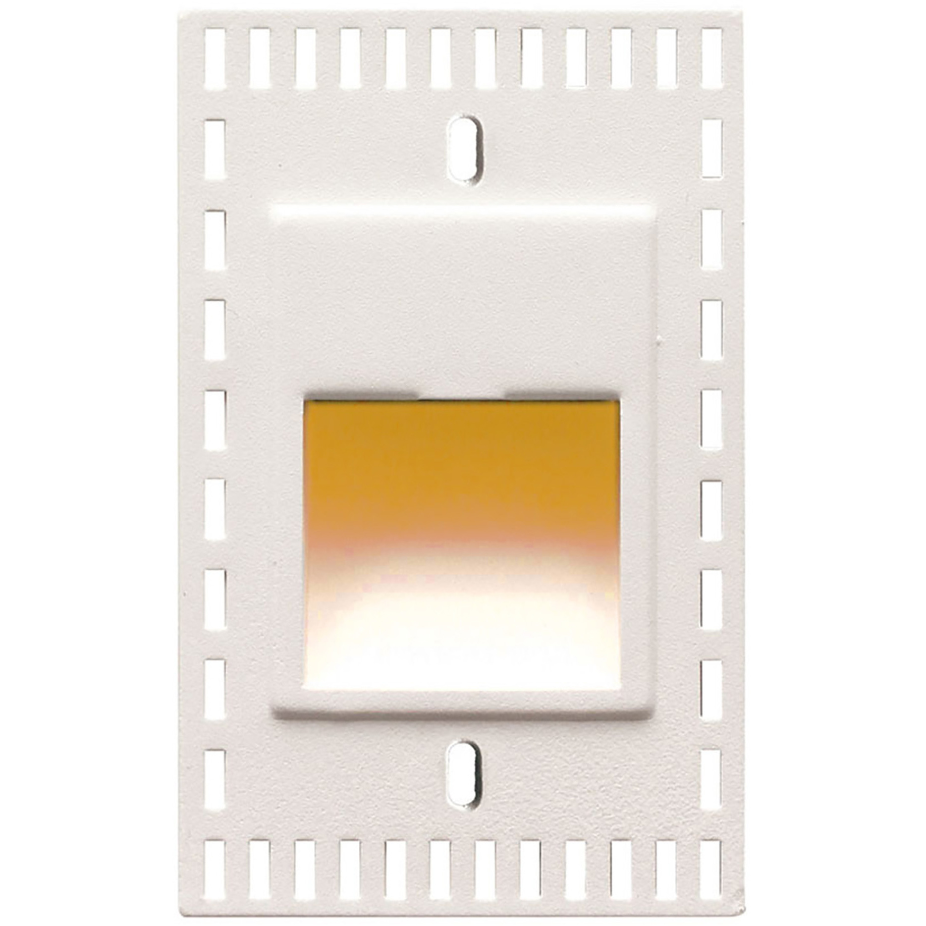 WAC 120V Invisible Trim Step Light LED 1.75 inch White ADA Step and Wall Light in Amber, WAC Lighting