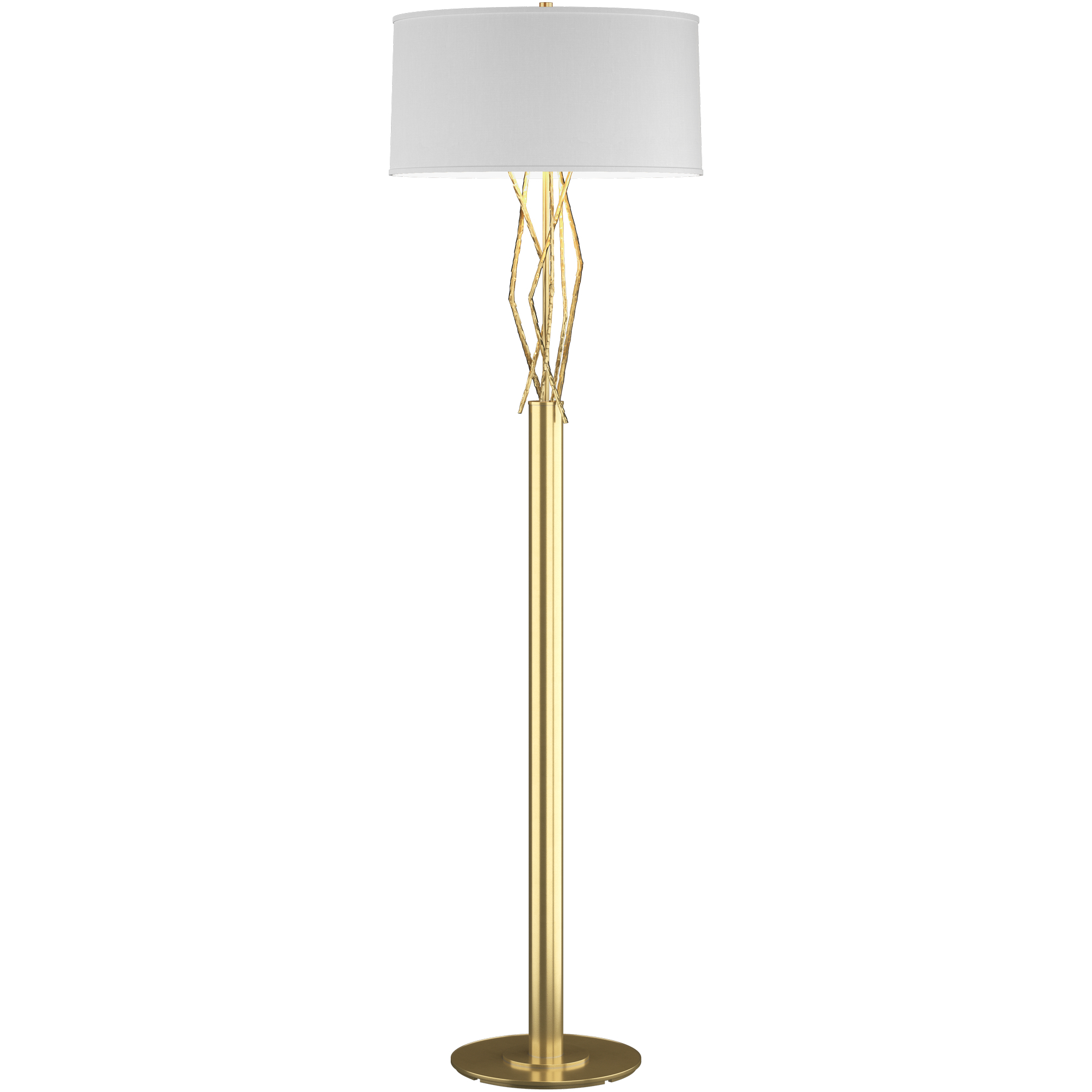 Brindille 60.69 inch 100 watt Modern Brass Floor Lamp Portable Light in Natural Anna