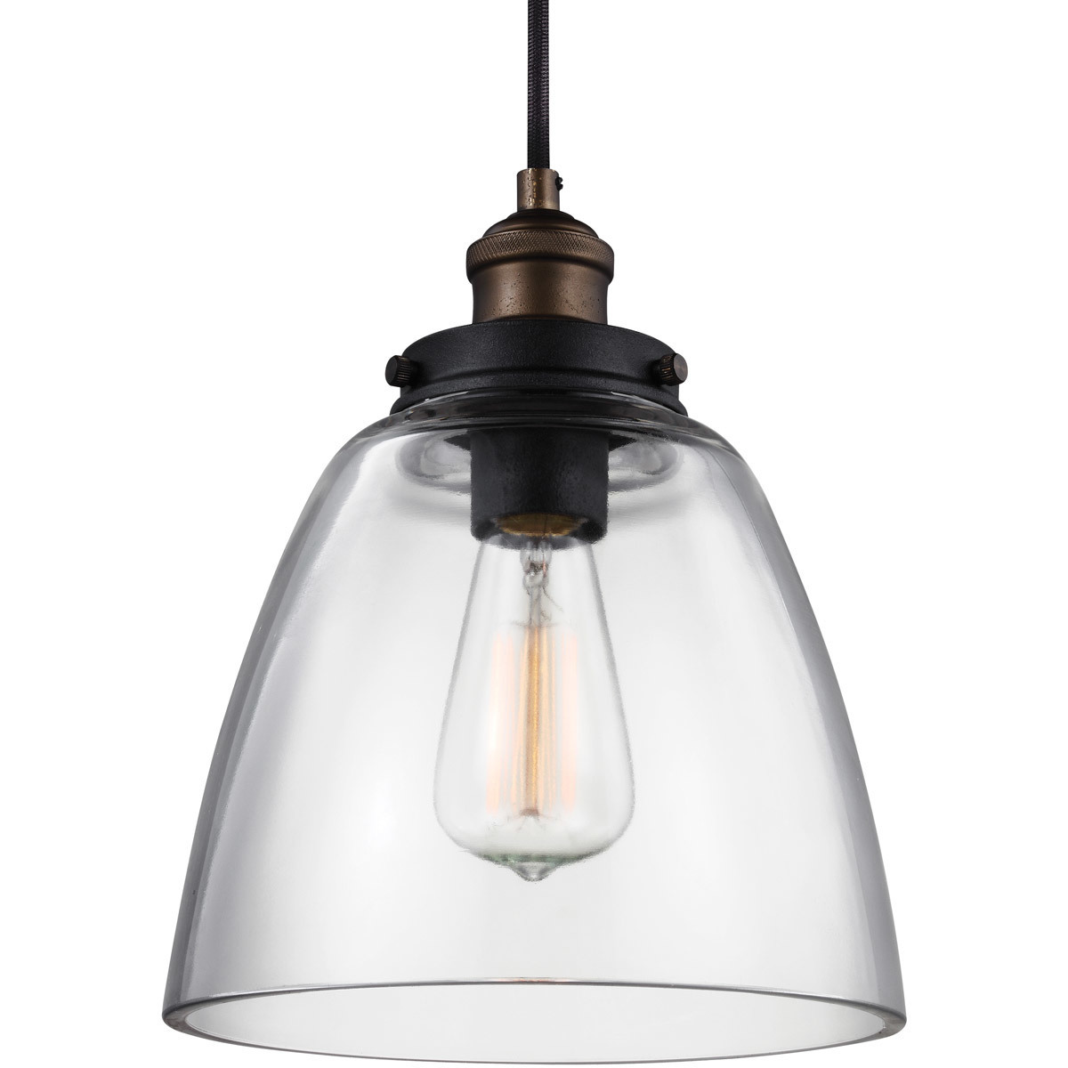 Sean Lavin Baskin 1 Light 9 inch Painted Aged Brass / Dark Weathered Zinc Pendant Ceiling Light in Painted Aged Brass with Dark Weathered Zinc