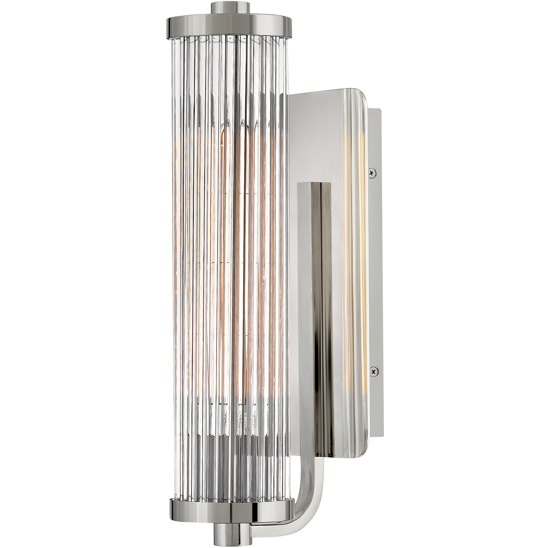 Ellery Wall Mount Bath Wall Light in Polished Nickel