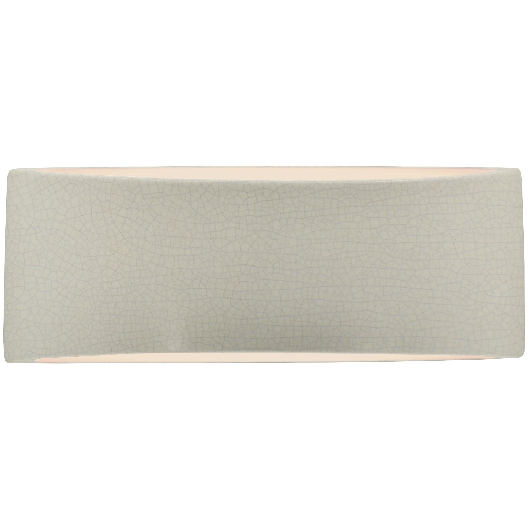 Ambiance 1 Light 13 inch White Crackle Wall Sconce Wall Light