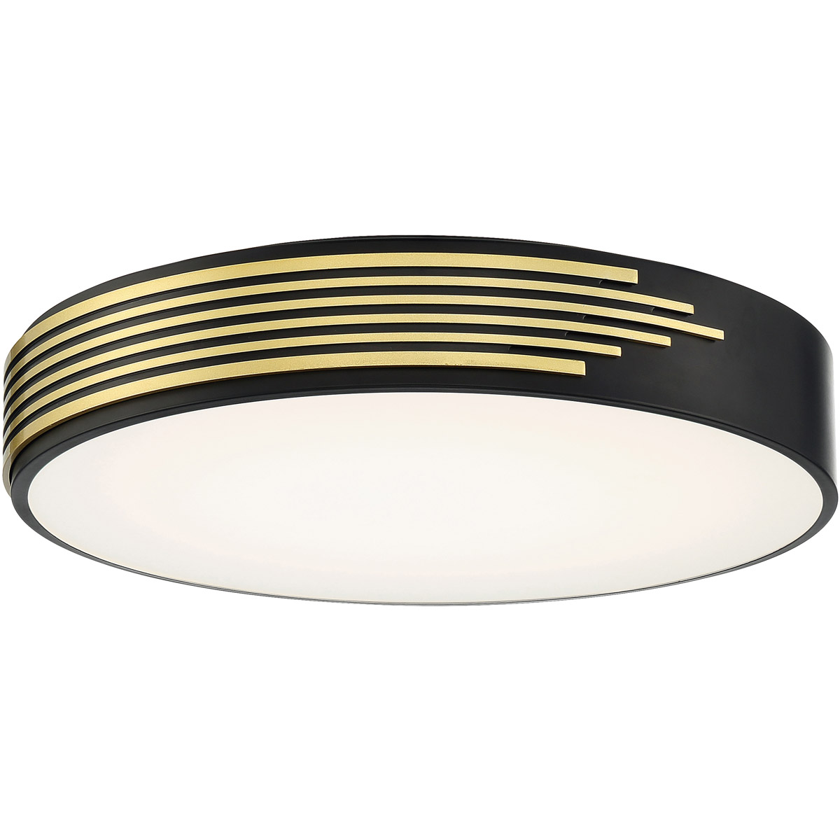 Maestro LED 13.75 inch Black Flush Mount Ceiling Light