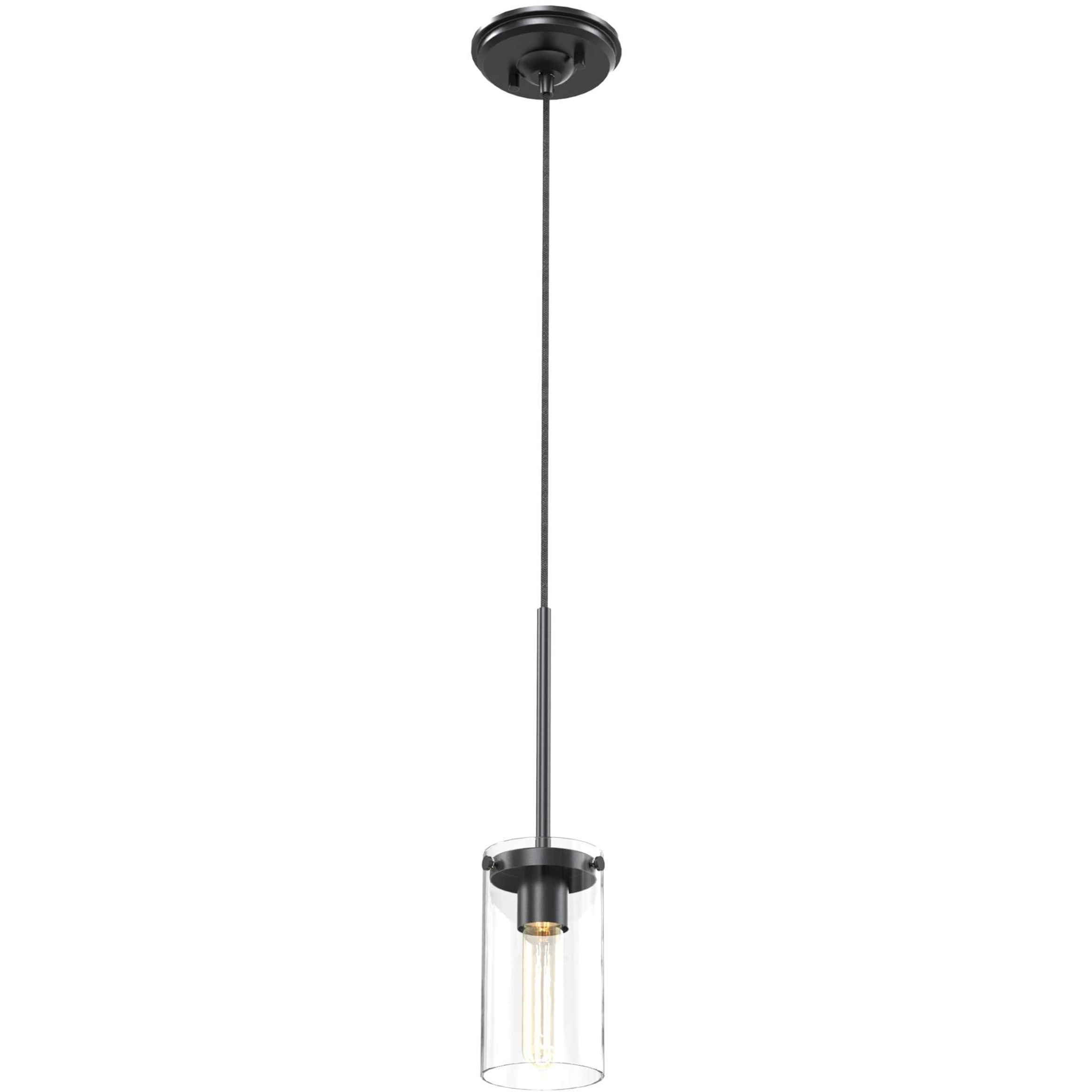 Erin 1 Light 5.25 inch Graphite Pendant Ceiling Light