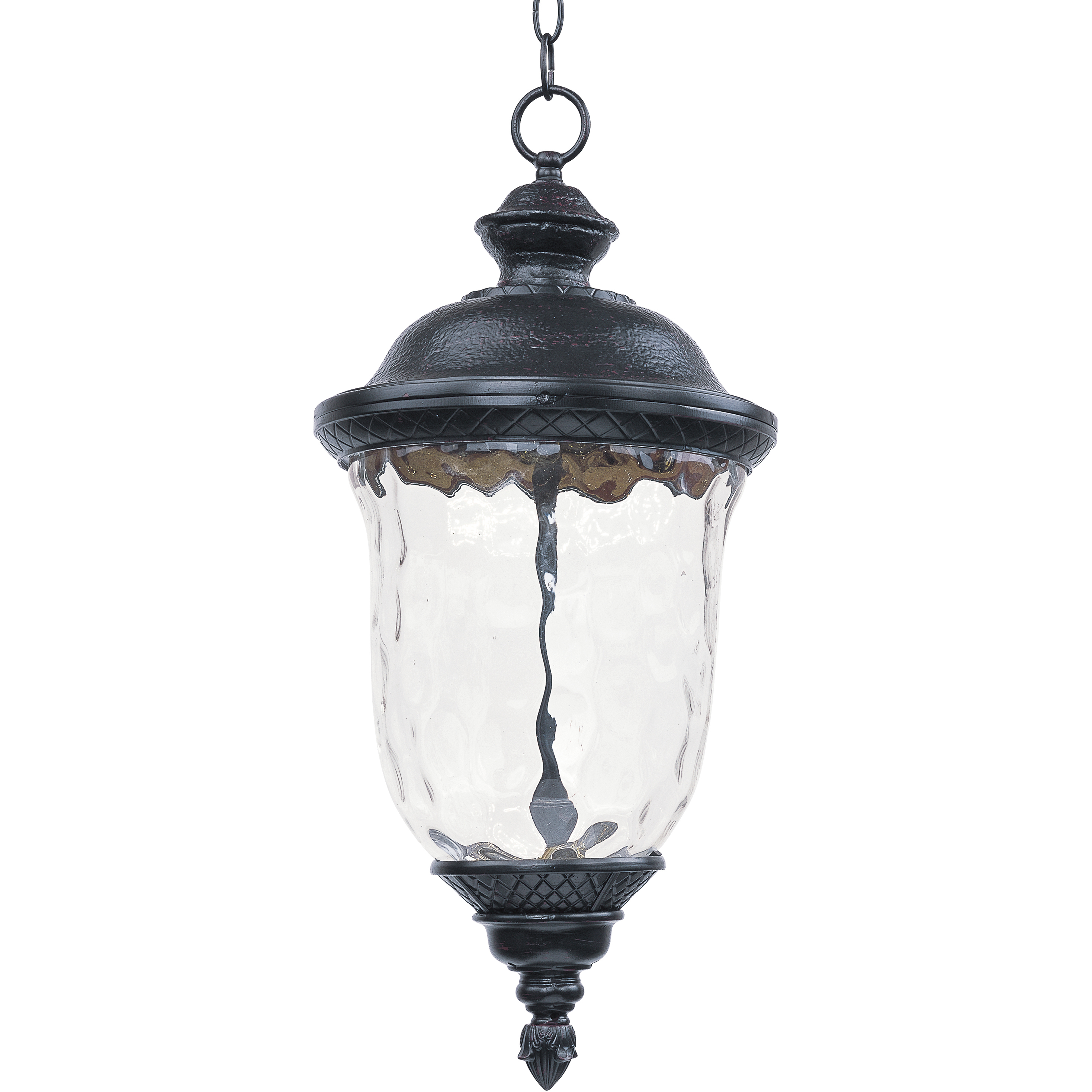 Carriage House LED 11 inch Oriental Bronze Outdoor Hanging Lantern