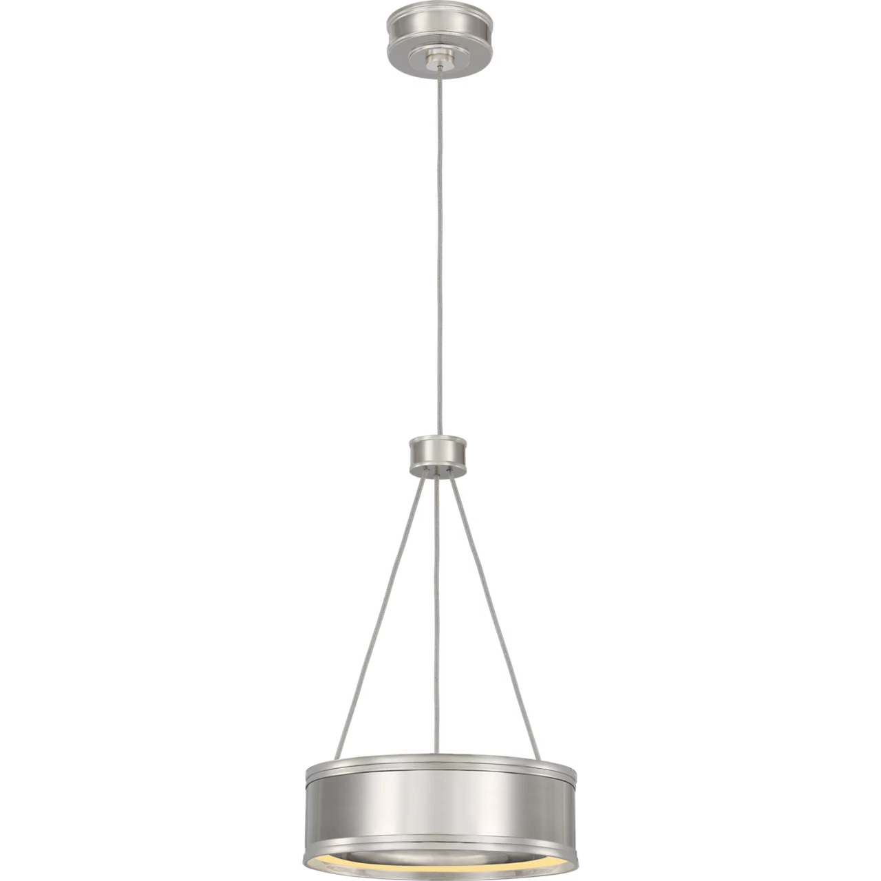 Chapman & Myers Connery LED 10 inch Polished Nickel Ring Pendant Ceiling Light