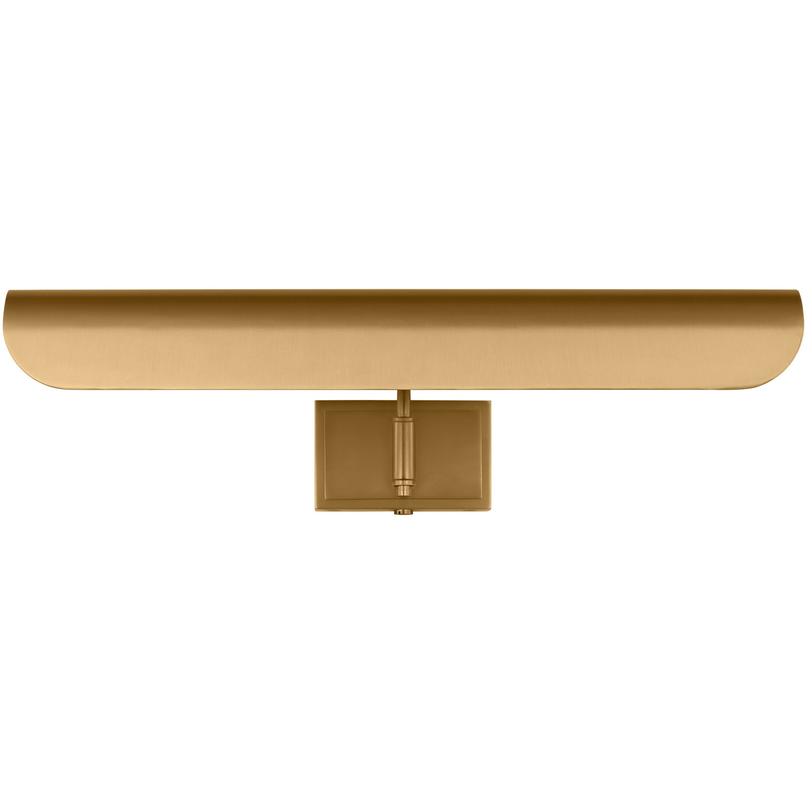 C&M by Chapman & Myers Hull 50 watt 18 inch Burnished Brass Picture Light Wall Light