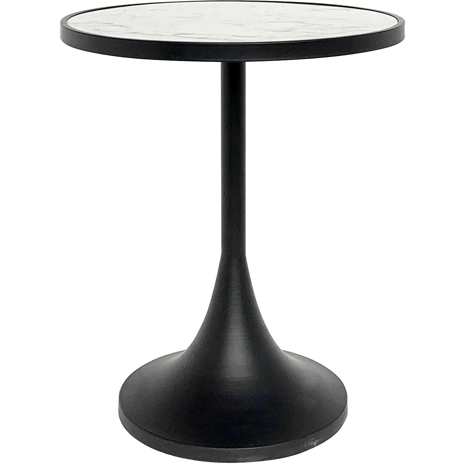 Benzara 20 Inch Tall Side End Table, 2 Shelves, Square Top