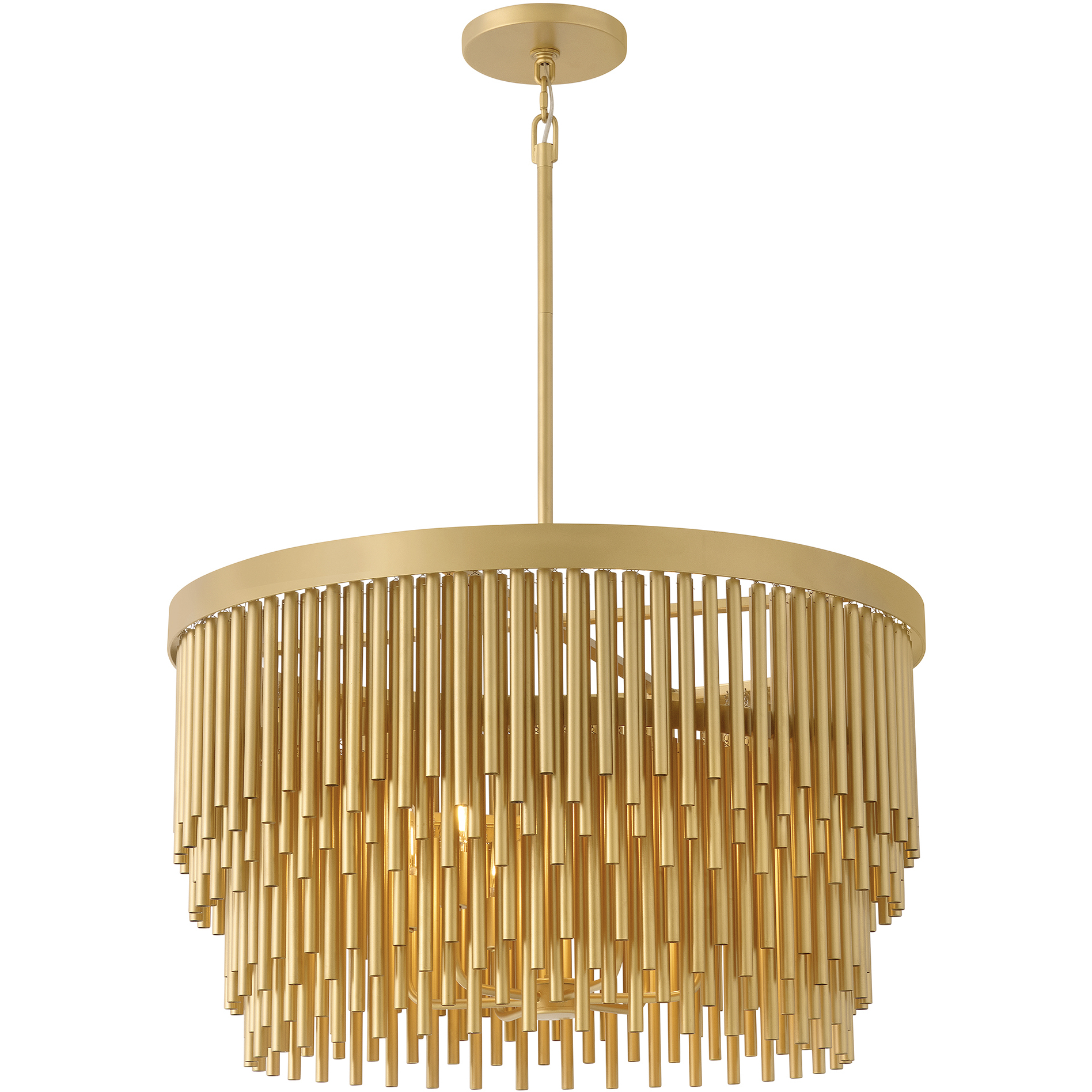 Lisa McDennon Bijou 6 Light 28.5 inch Deluxe Gold Chandelier Ceiling Light