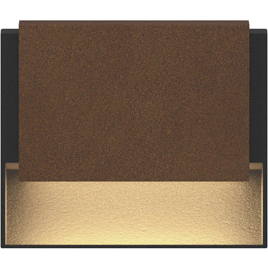 Piazza 277 5 watt Anthracite with Rust Outdoor Step Light