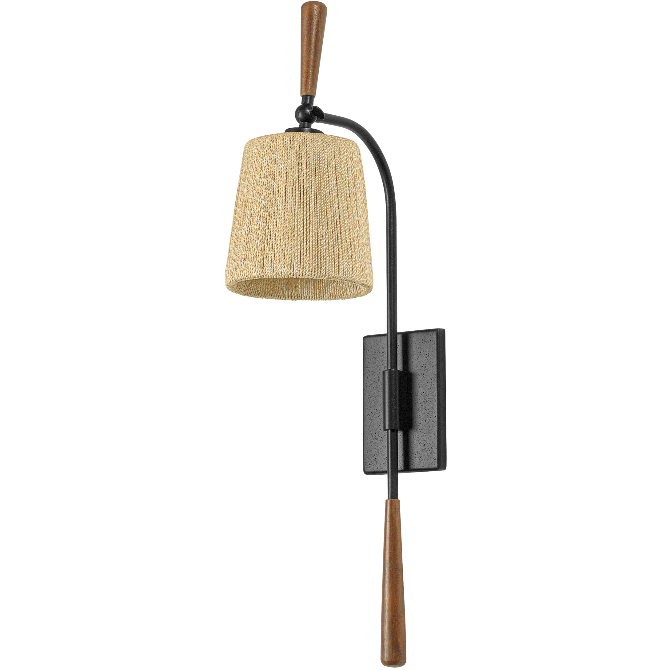 Harlyn 1 Light 6.5 inch Textured Black Wall Sconce Wall Light