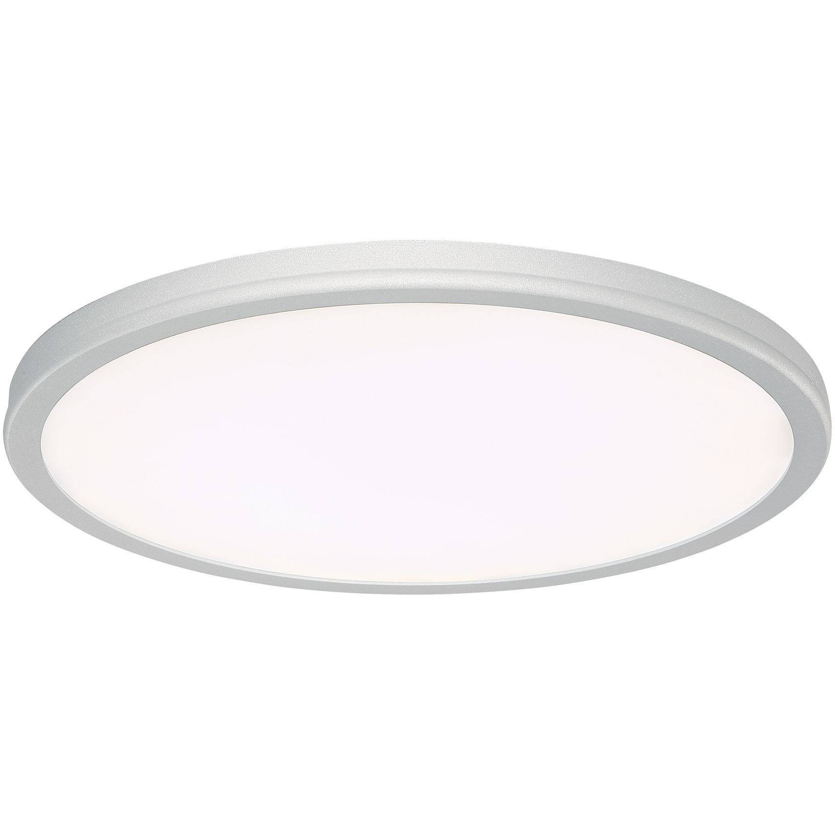 Geos LED 15 inch Titanium Flush Mount Ceiling Light in 2700K, dweLED