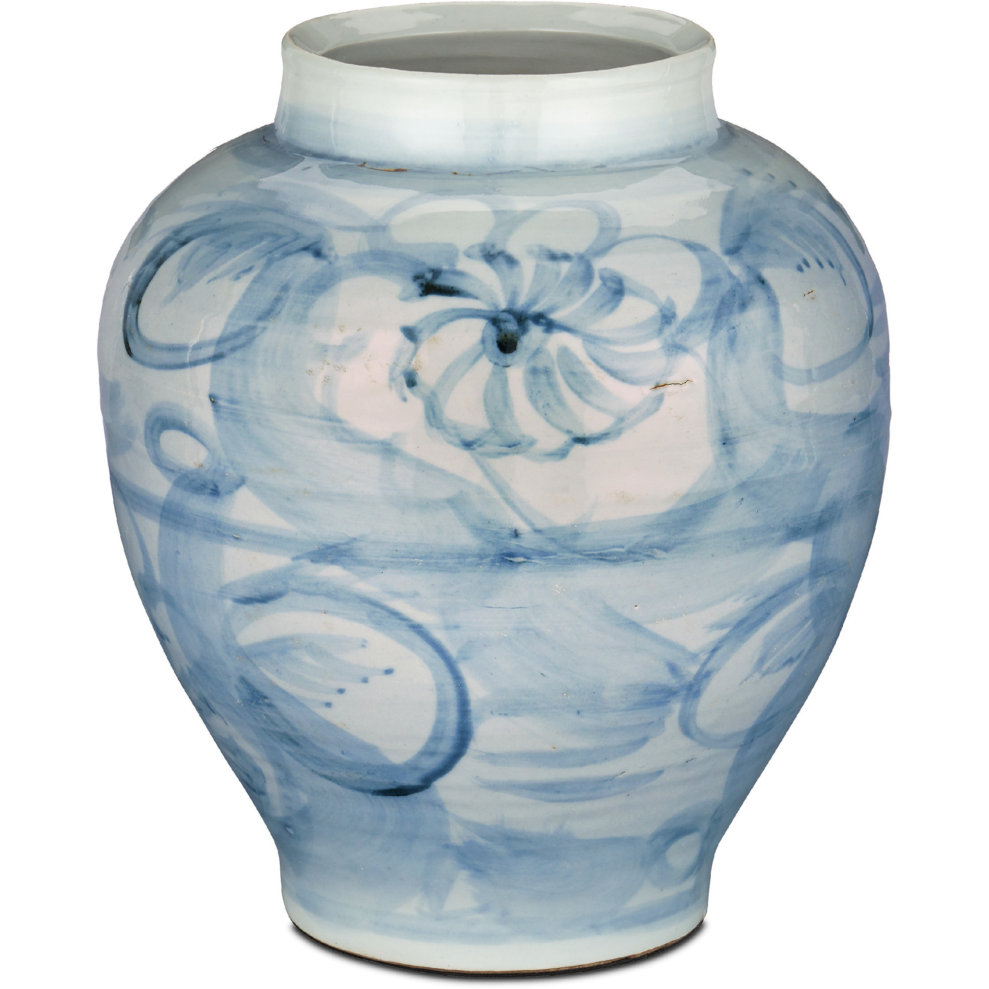 Ming-Style Countryside 10.25 X 9 inch Preserve Pot, Medium
