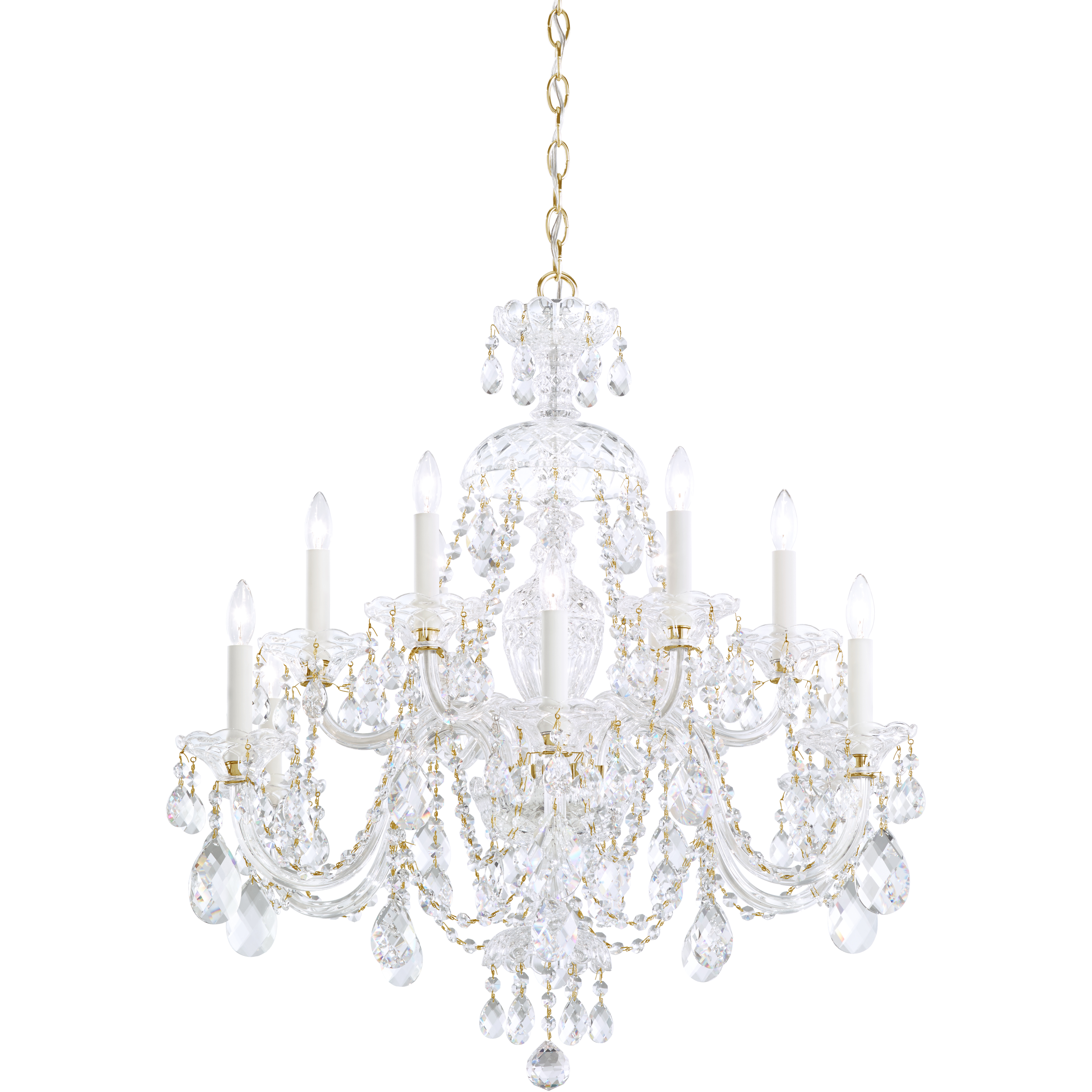 Sterling 12 Light 29 inch Aurelia Chandelier Ceiling Light in Swarovski