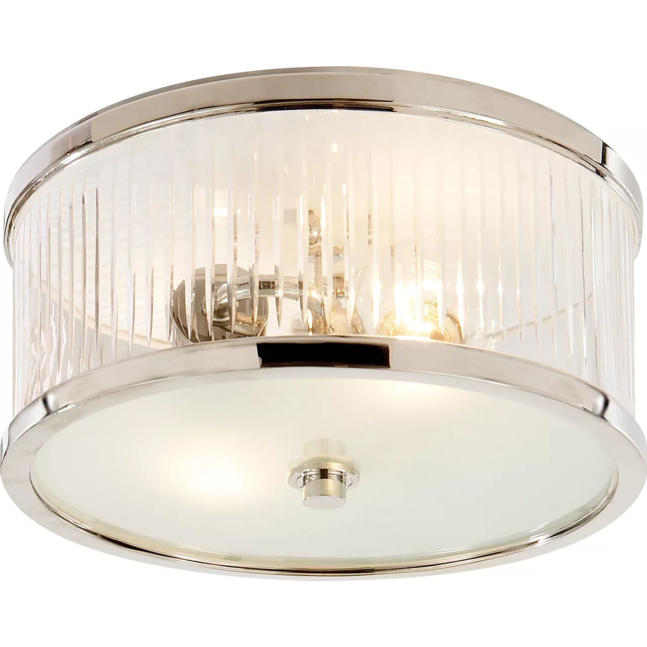 Alexa Hampton Randolph 2 Light 11.25 inch Polished Nickel Flush Mount Ceiling Light, Small