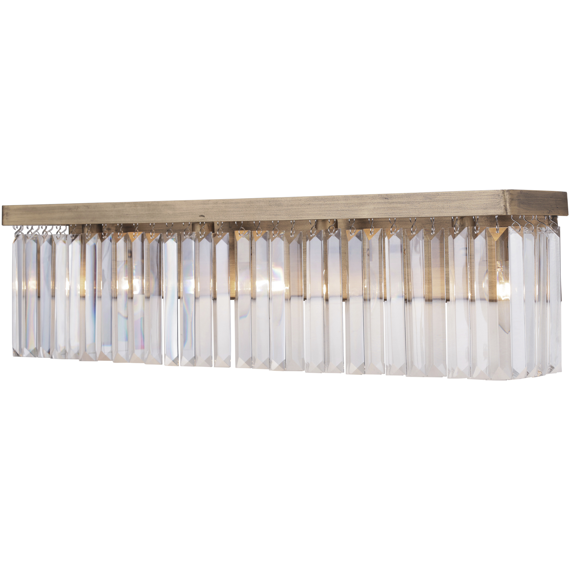 Social Club 4 Light 28.5 inch Havana Gold Bath Vanity Light Wall Light