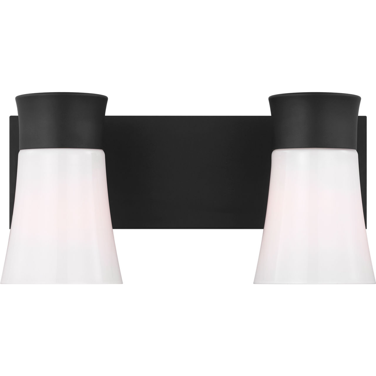 Drew & Jonathan Scott Roy 2 Light 14.5 inch Midnight Black Vanity Light Wall Light