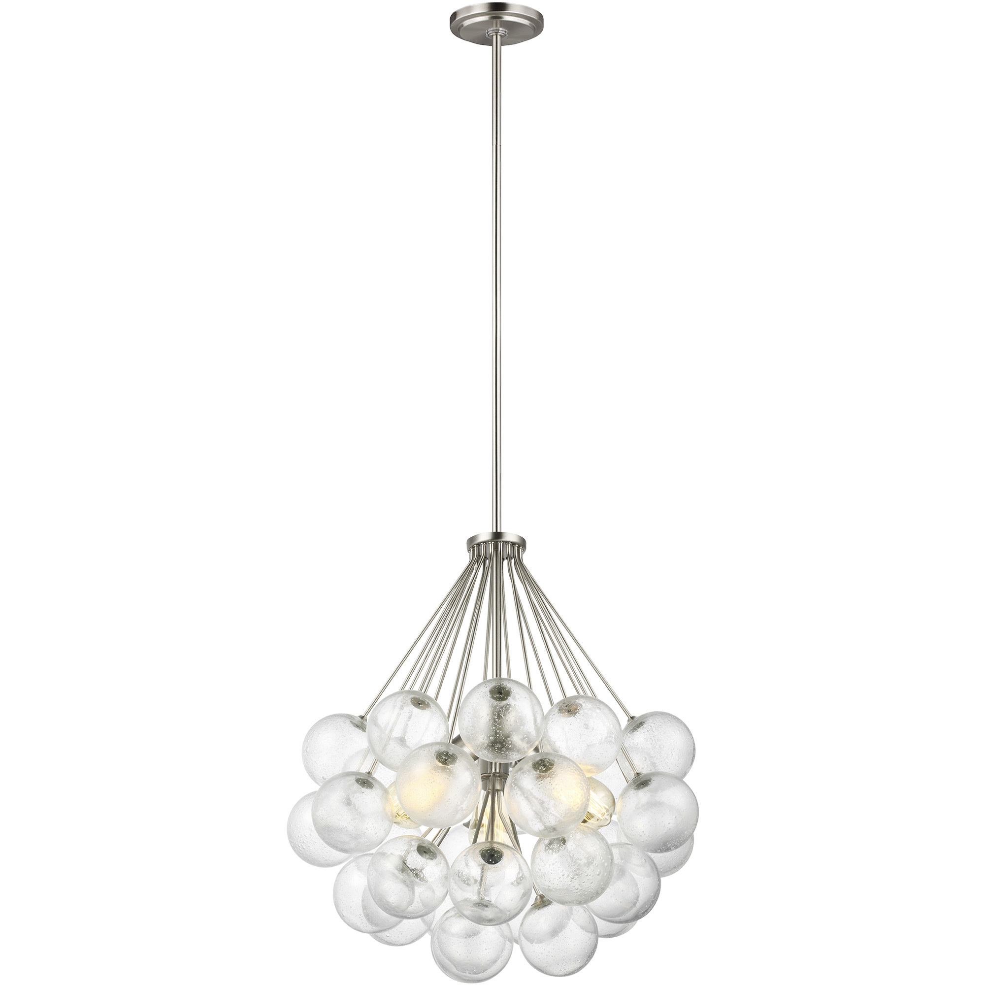 Sean Lavin Bronzeville 3 Light 21.75 inch Brushed Nickel Pendant Ceiling Light