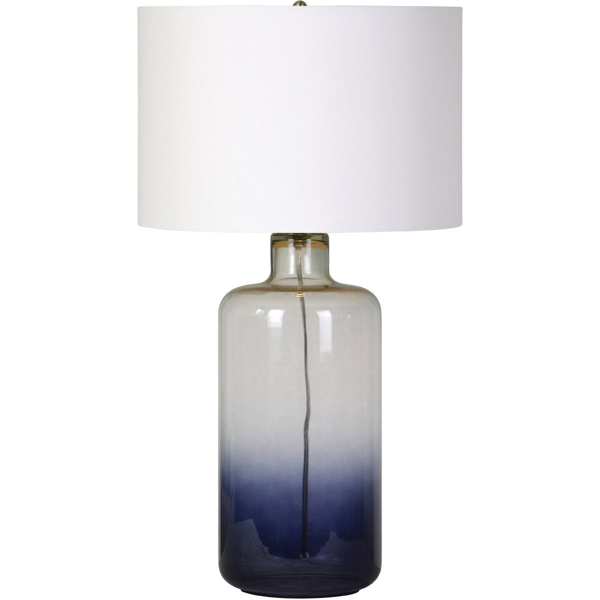 Nightfall 15 inch 100 watt Blue Ombre Table Lamp Portable Light