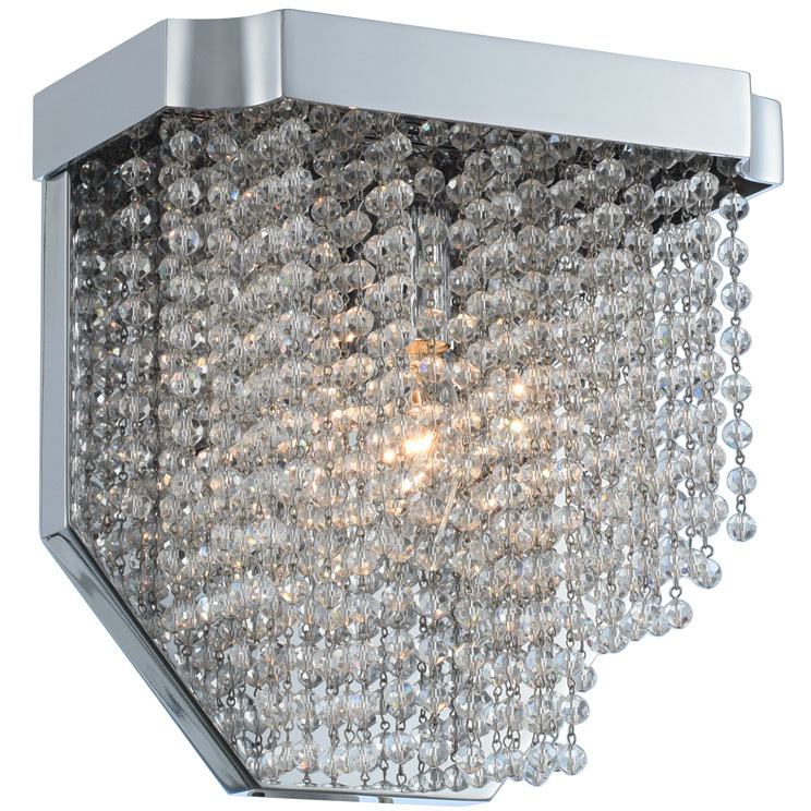 Tenda 1 Light 9 inch Chrome Wall Sconce Wall Light