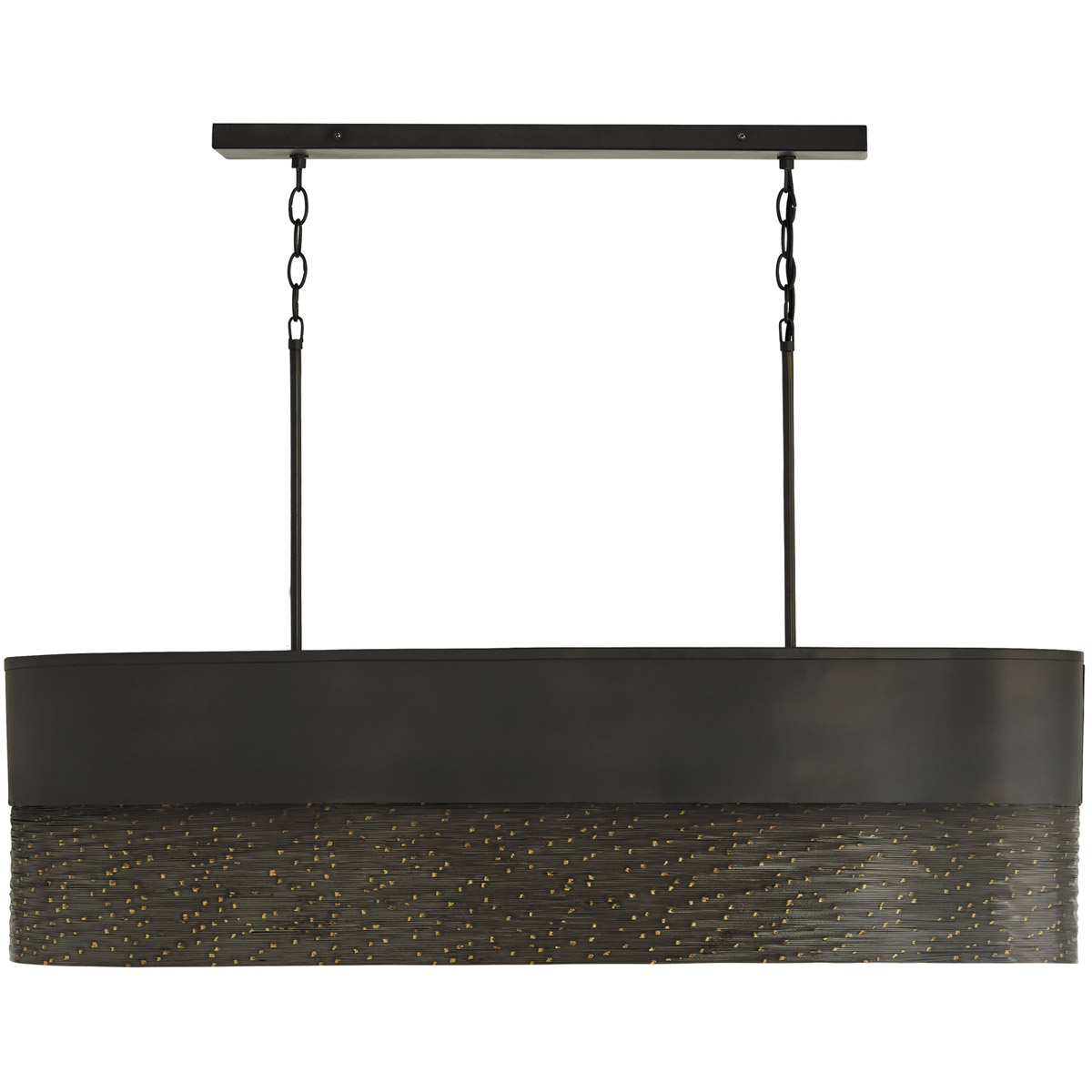 Sana 5 Light 43 inch Grey Iron Island Ceiling Light