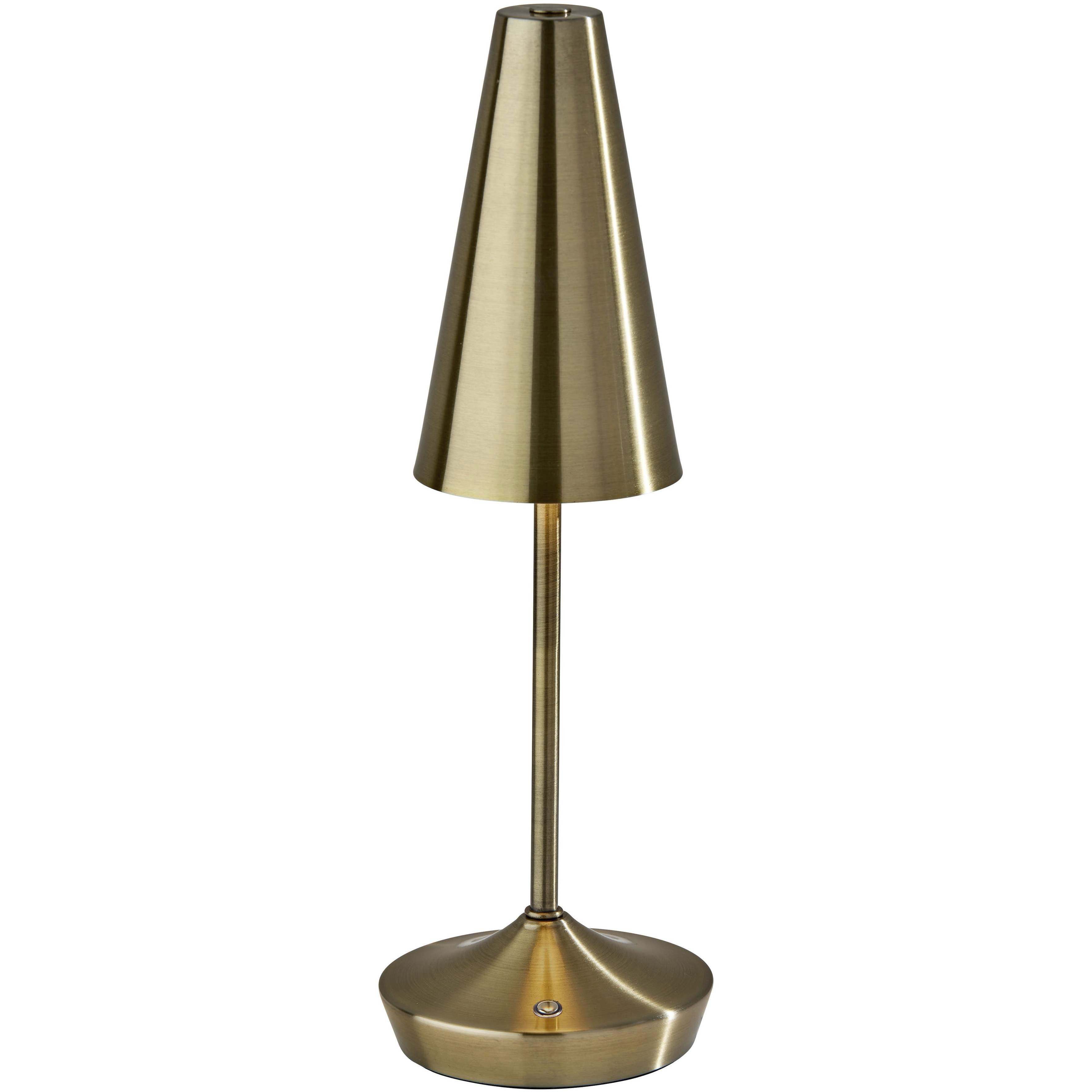 Flynn 14.25 inch 2.00 watt Antique Brass Cordless LED Table Lamp Portable Light