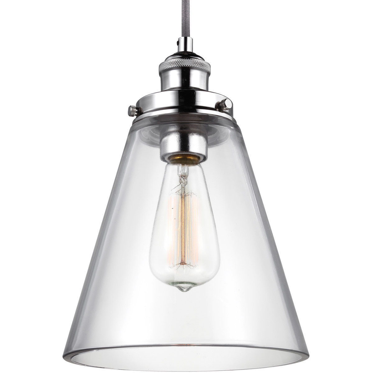 Sean Lavin Baskin 1 Light 8.5 inch Polished Nickel Pendant Ceiling Light