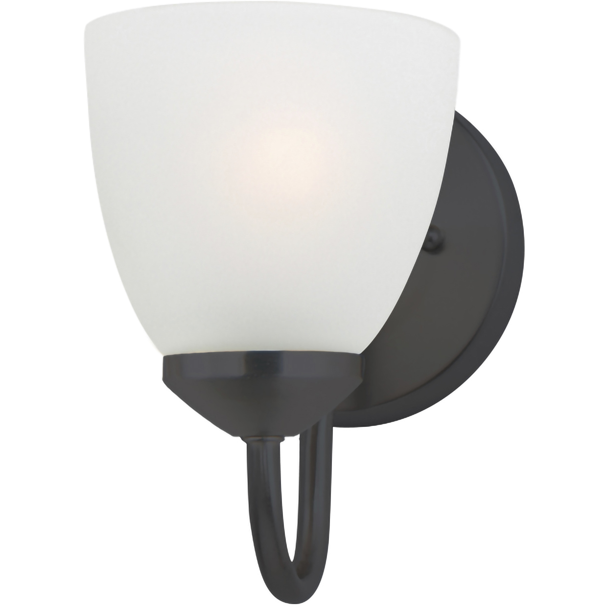 Axis 1 Light 5 inch Black Wall Sconce Wall Light