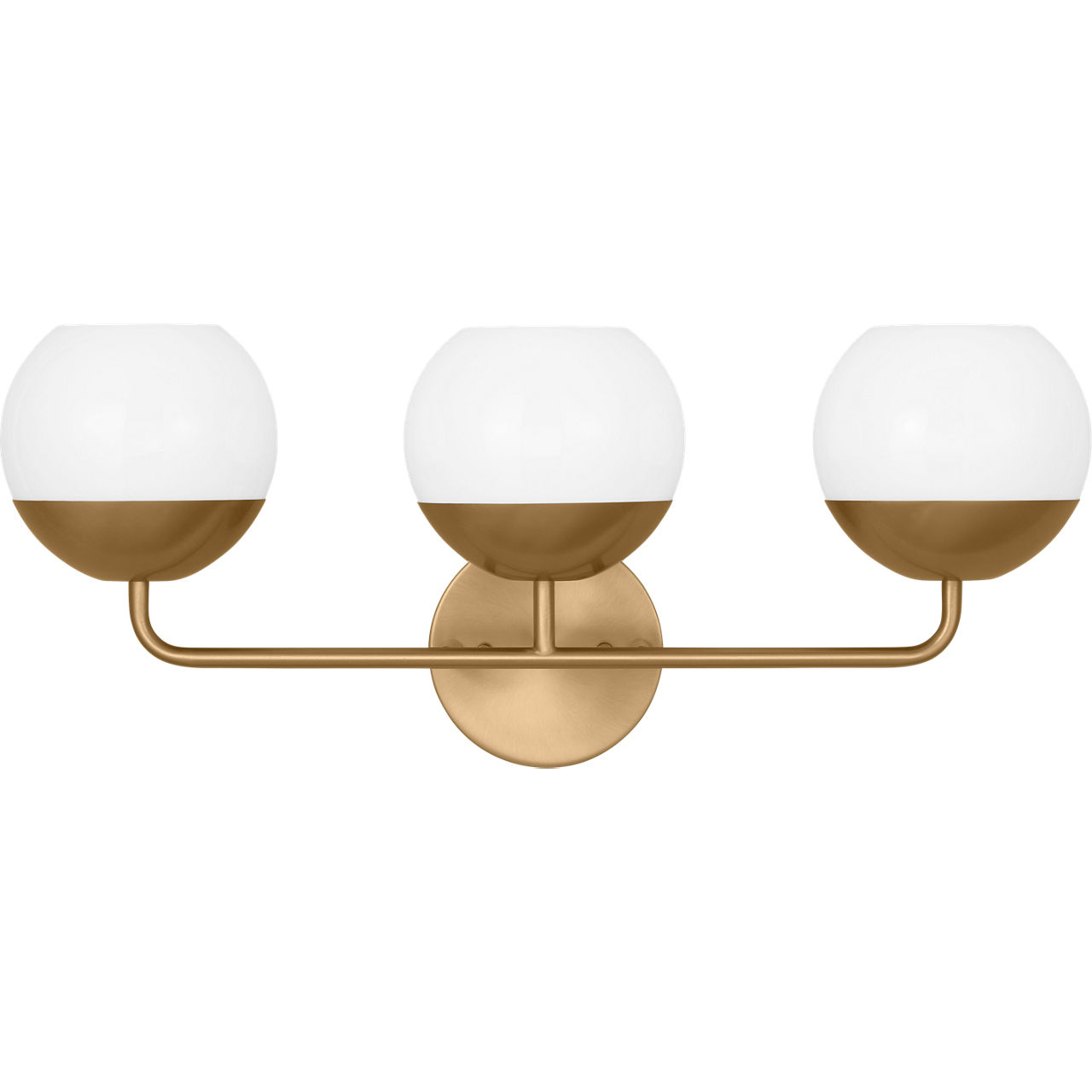 Alvin 3 Light 24.13 inch Satin Brass Bath Vanity Wall Light