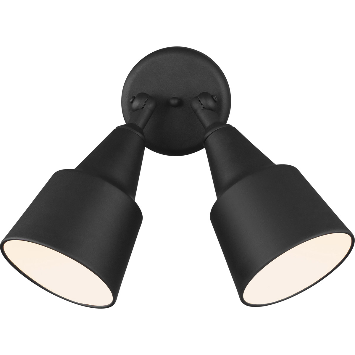 Flood Light 2 Light 12.5 inch Black Adjustable Swivel Flood Light, Large