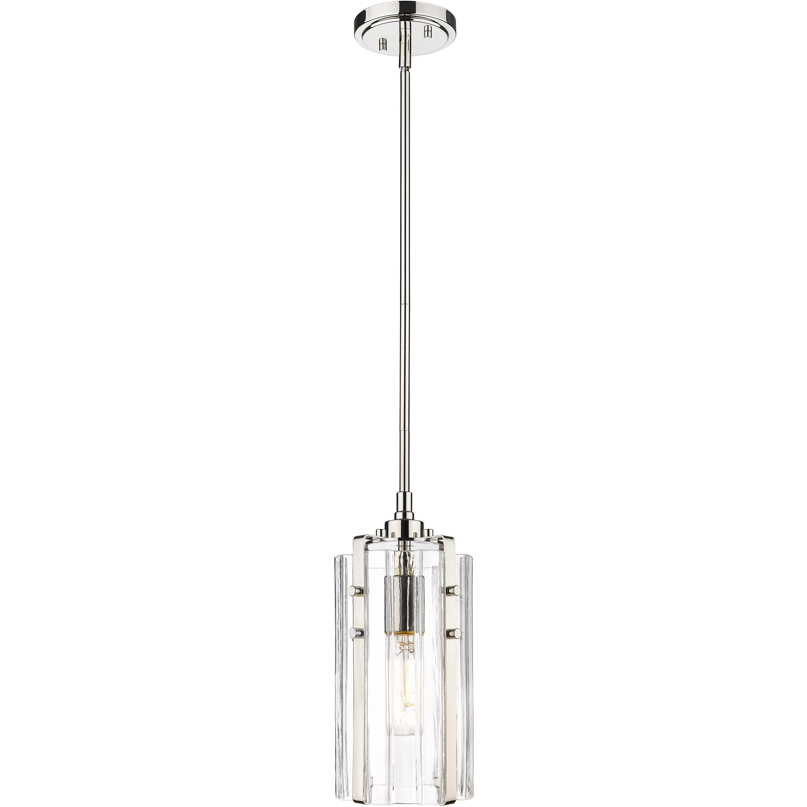 Alverton 1 Light 5.5 inch Polished Nickel Pendant Ceiling Light