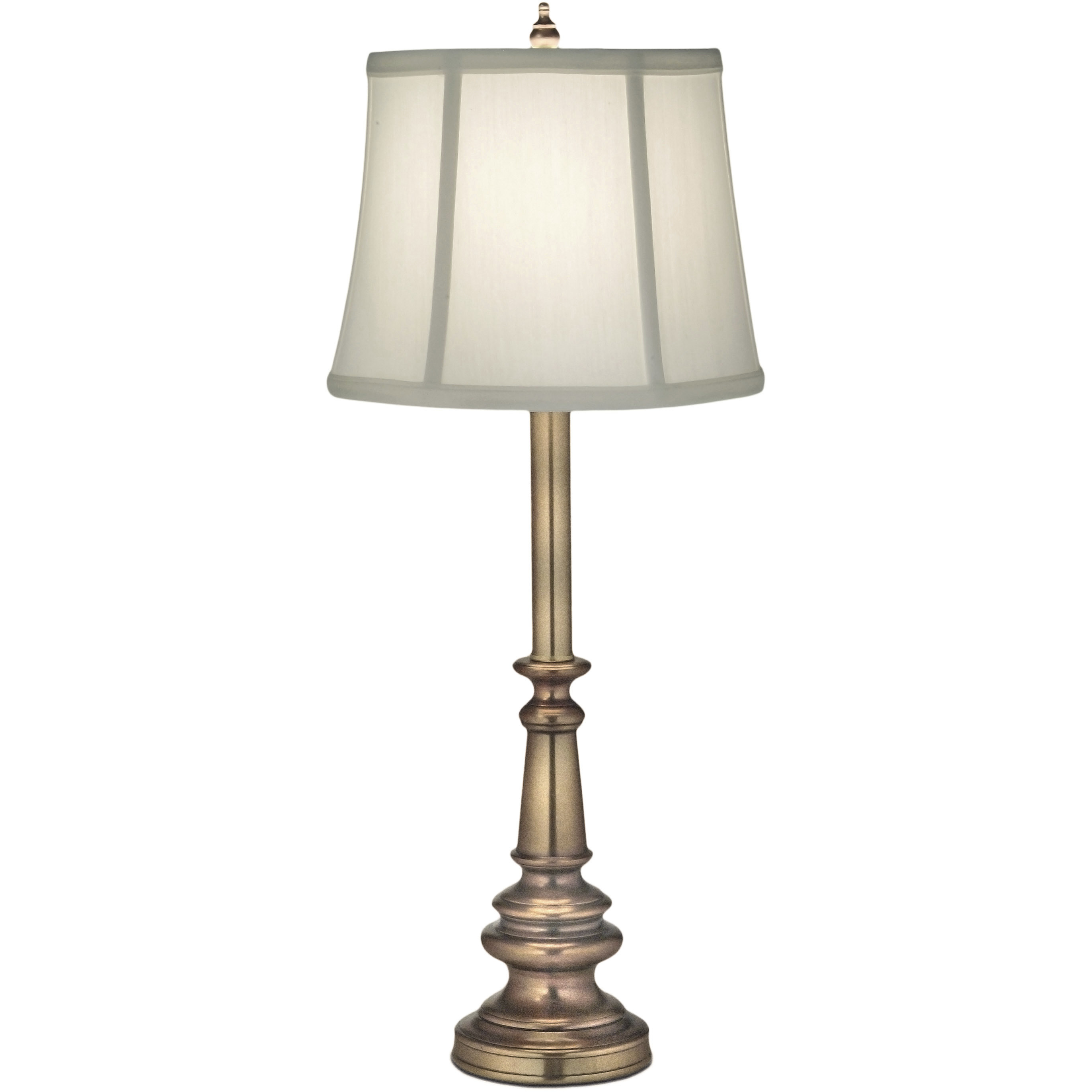 Ellie 25 inch 150 watt Antique Brass Buffet Lamp Portable Light