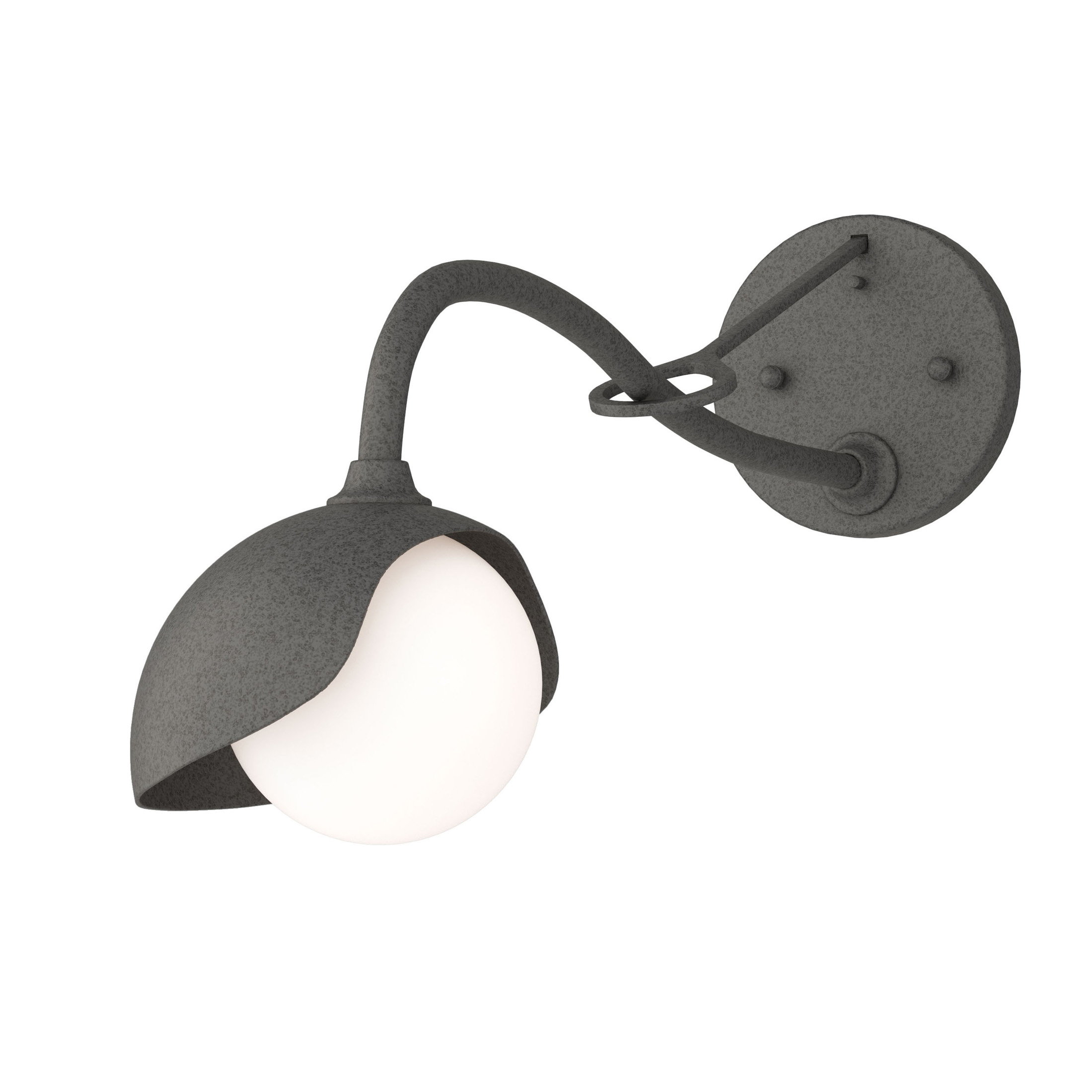 Brooklyn 1 Light 6 inch Natural Iron and Natural Iron Long-Arm Sconce Wall Light, Long-Arm