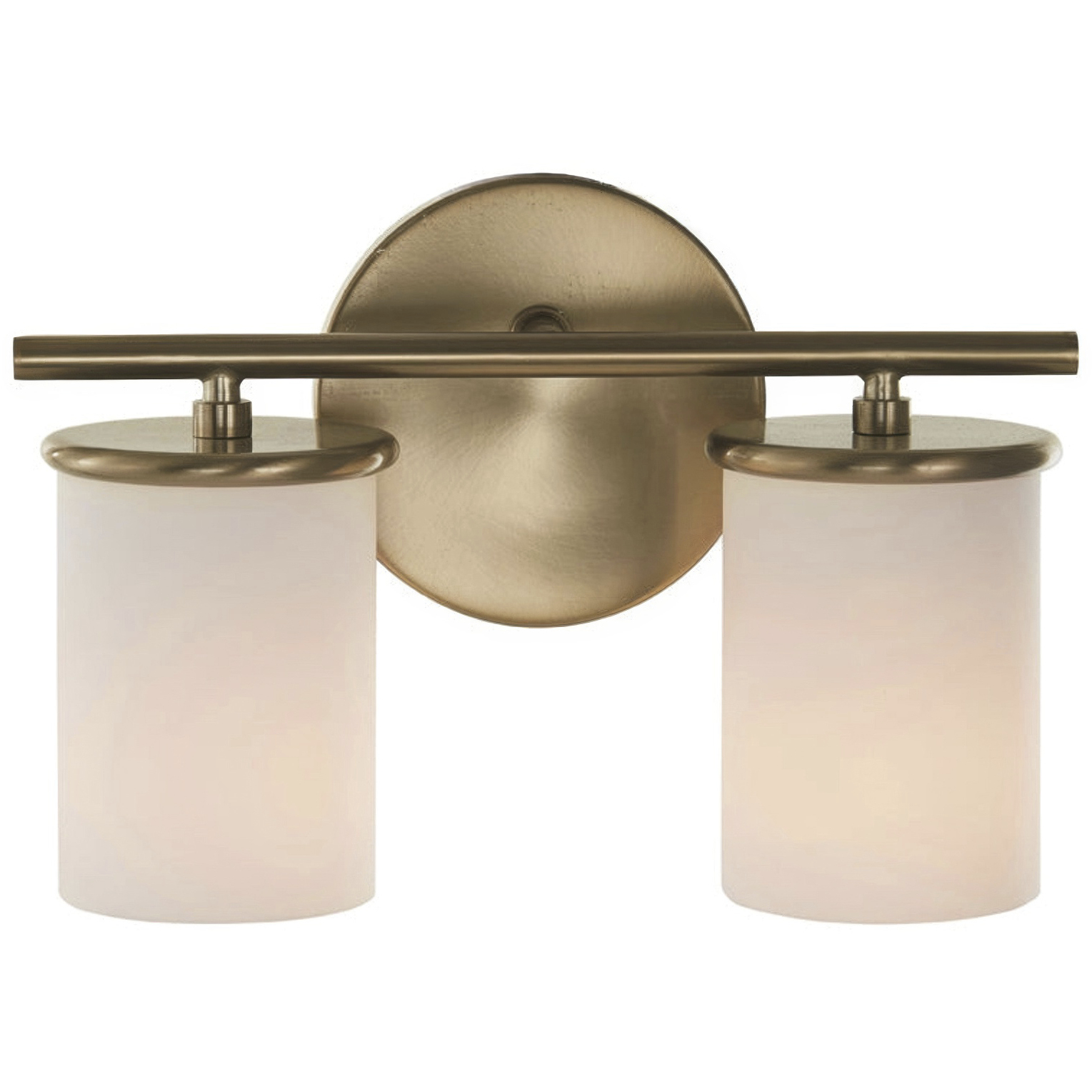 Merano 2 Light 13.6 inch Brushed Brass Bath Vanity Wall Light, Luz Studio