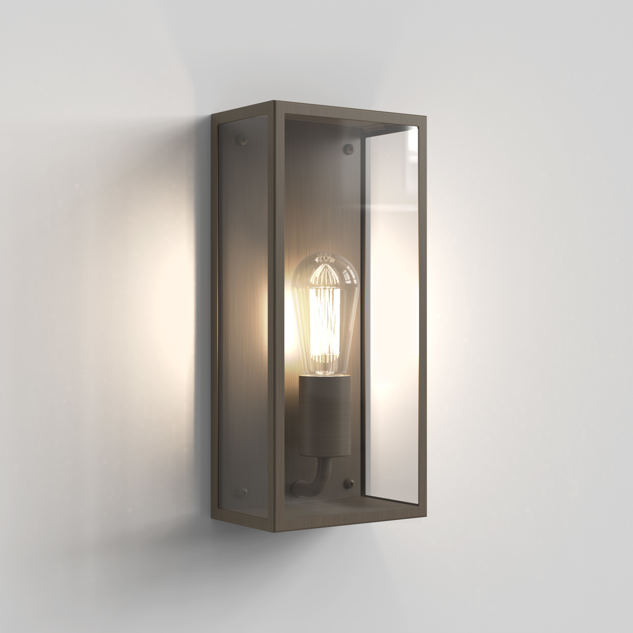 Messina 1 Light 13.78 inch Bronze Exterior Wall Light