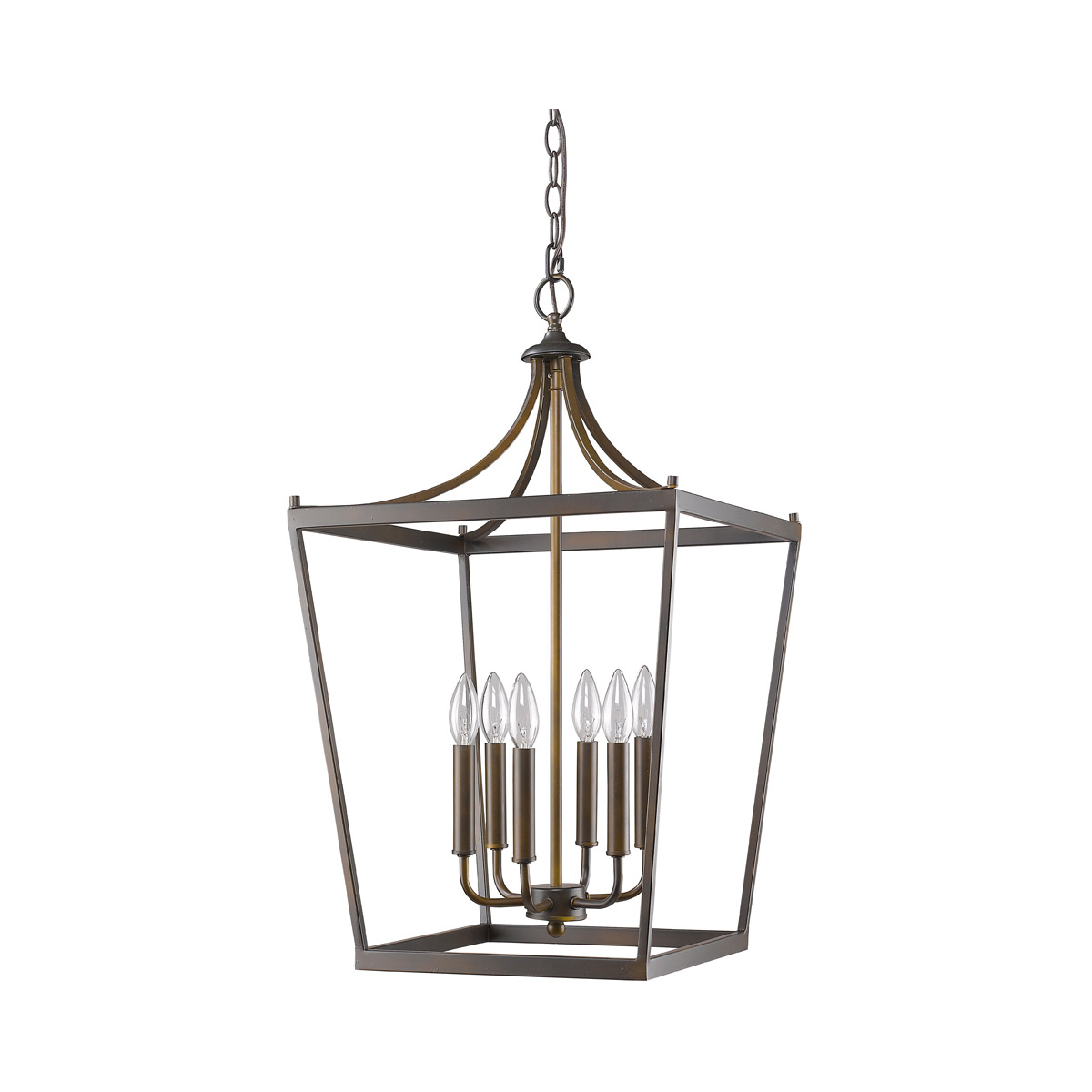 Kennedy 6 Light 16 inch Oil Rubbed Bronze Pendant Ceiling Light