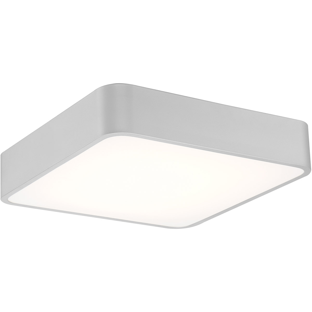 Granada LED 15.75 inch Satin and White Flush Mount Ceiling Light