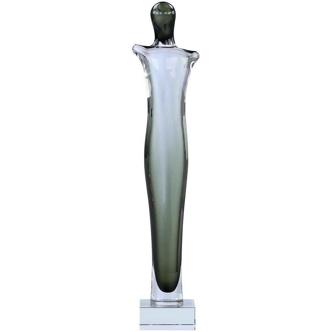 Glass Silhouette 22.5 X 5 inch Sculpture, Medium